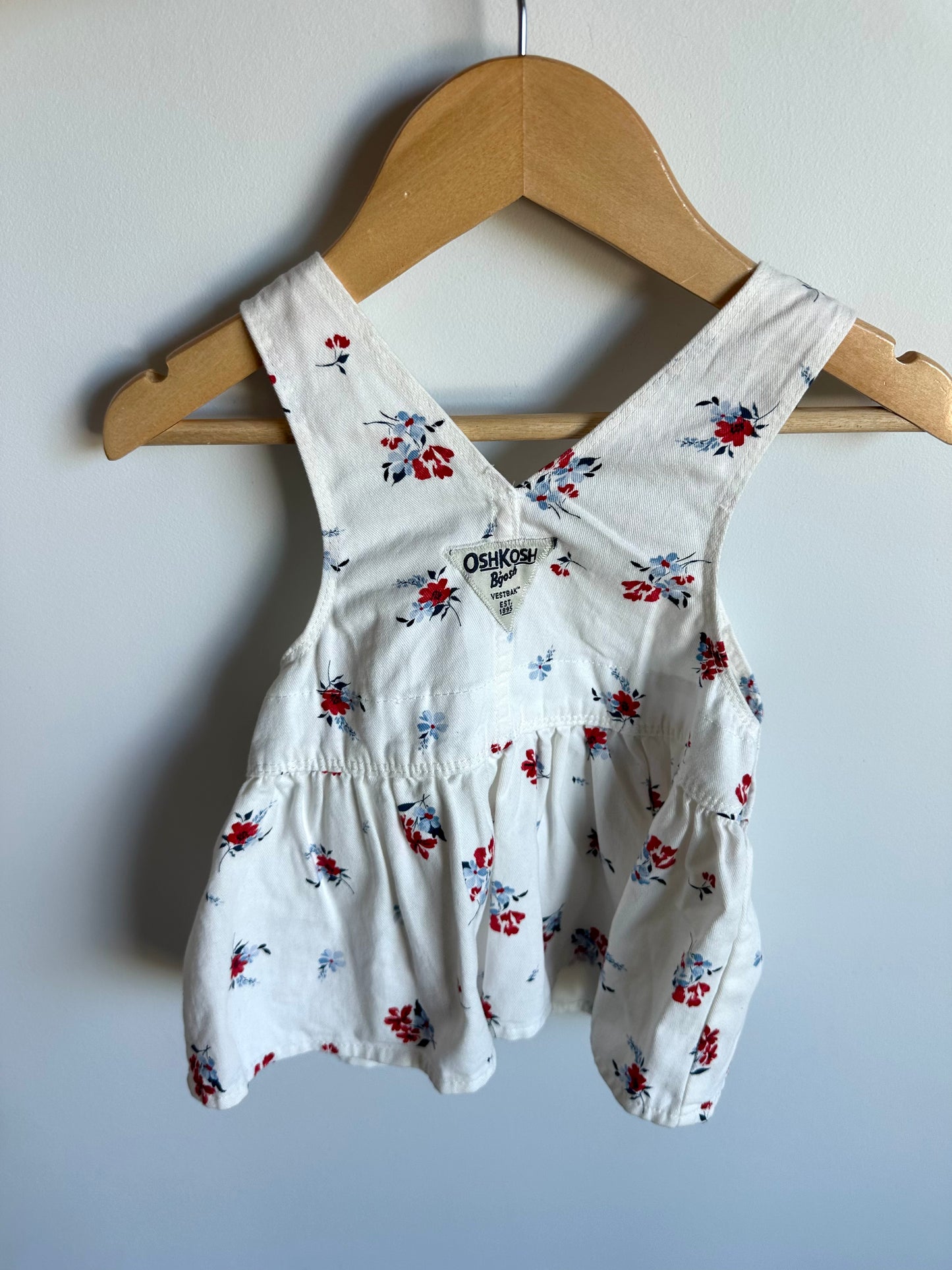 White Floral OshKosh Dress (With Tags) / 6m