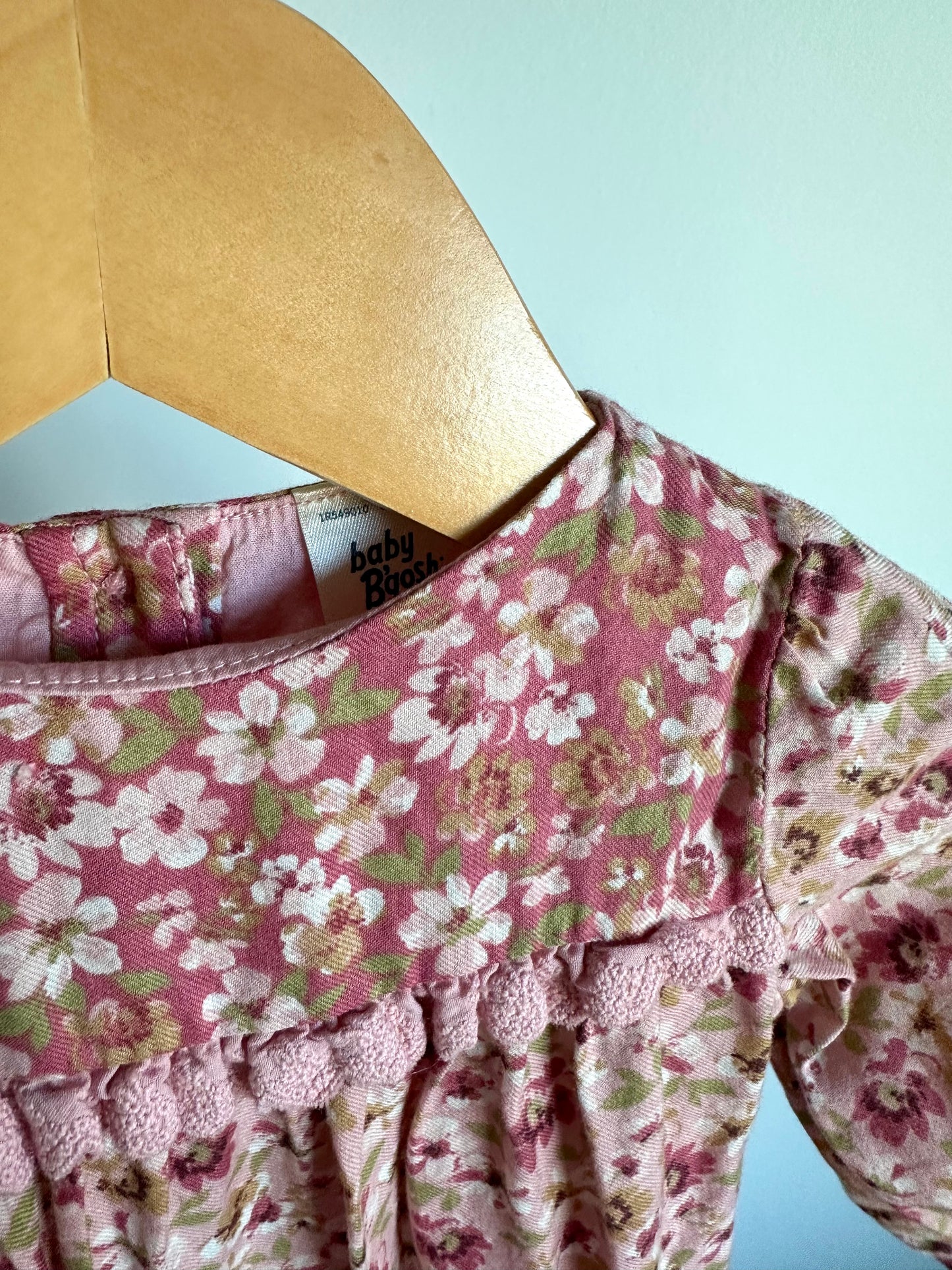 Pink Floral Jumpsuit / 6m