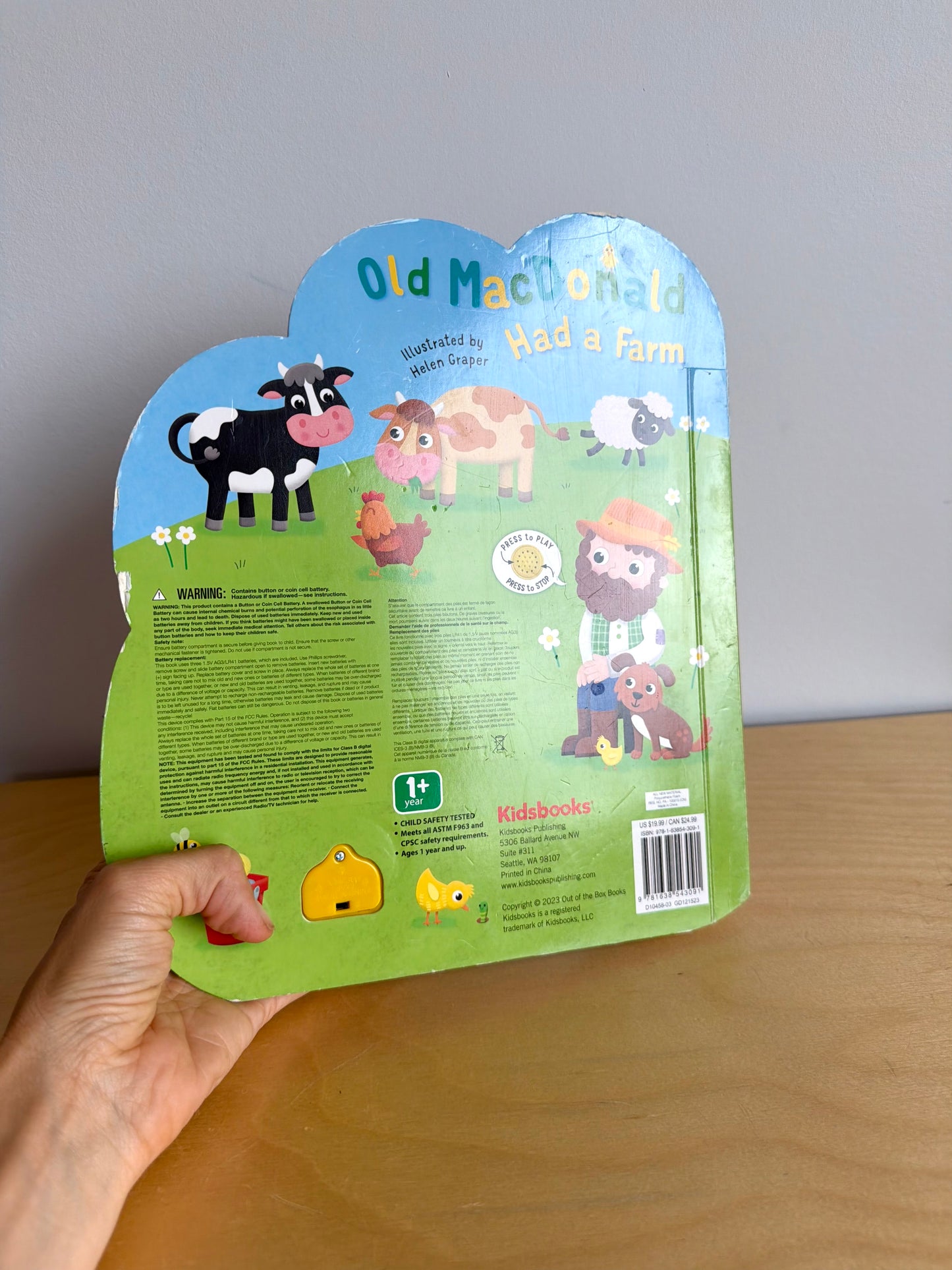Old MacDonald Sound Board Book / 0-4 years