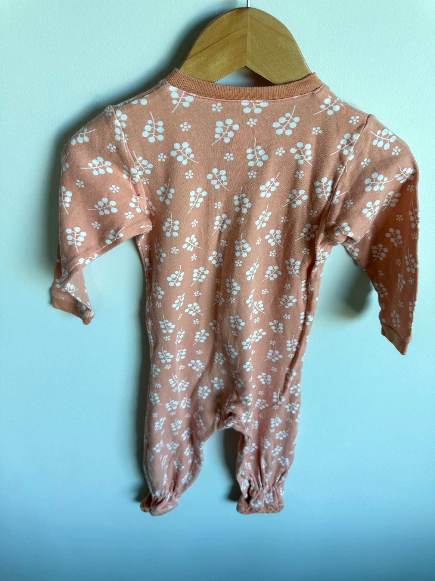Peach Bunny Sleeper / 12m
