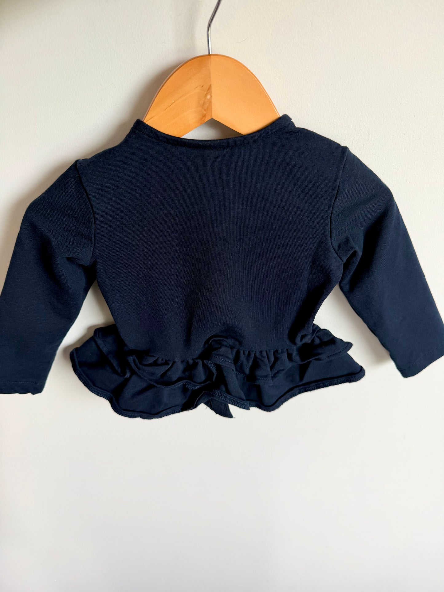 Flower Peplum Snap Top / 9-12m