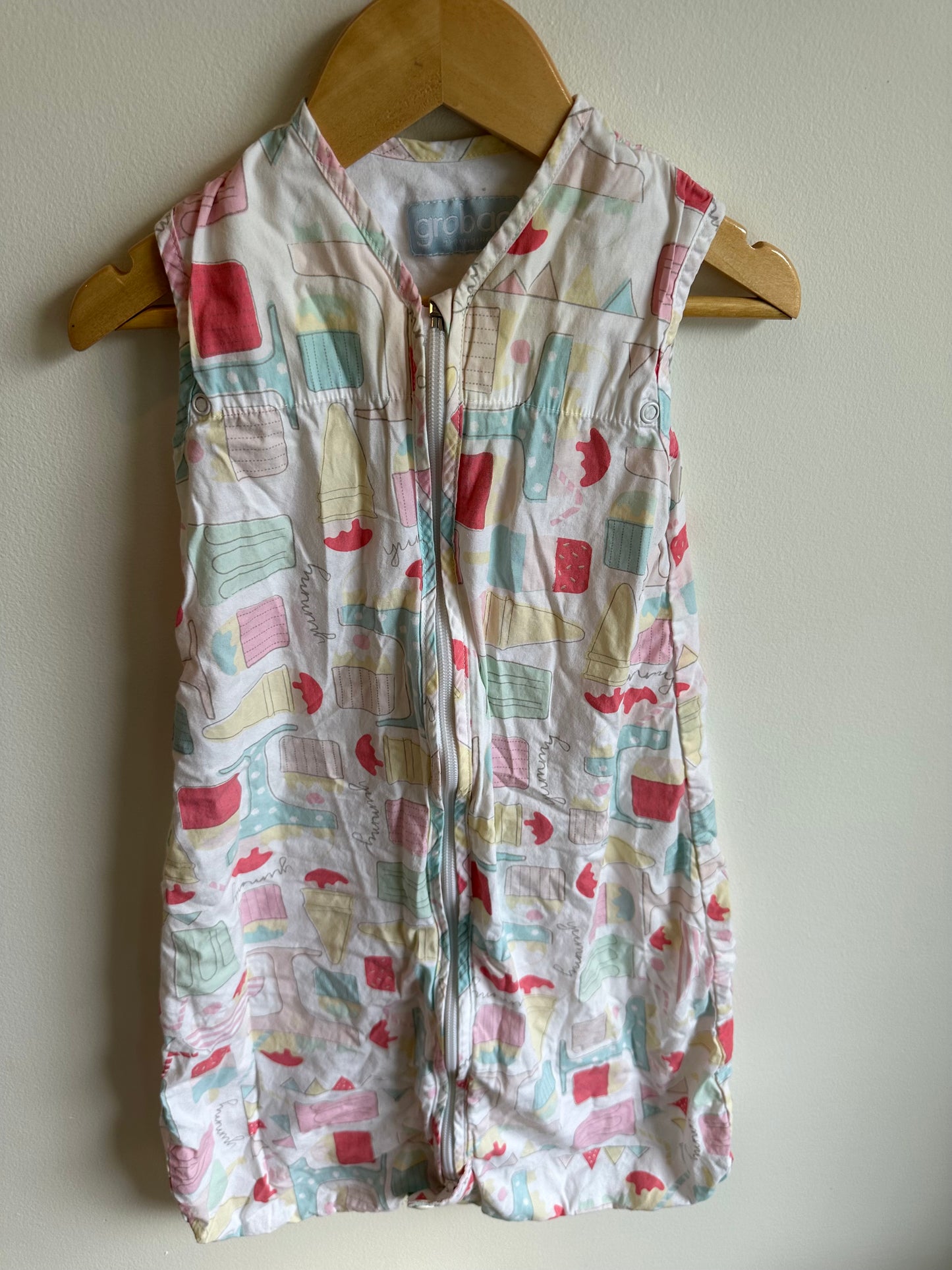 Ice Cream Travel Grobag Sleep Sack with Case / 0-6m