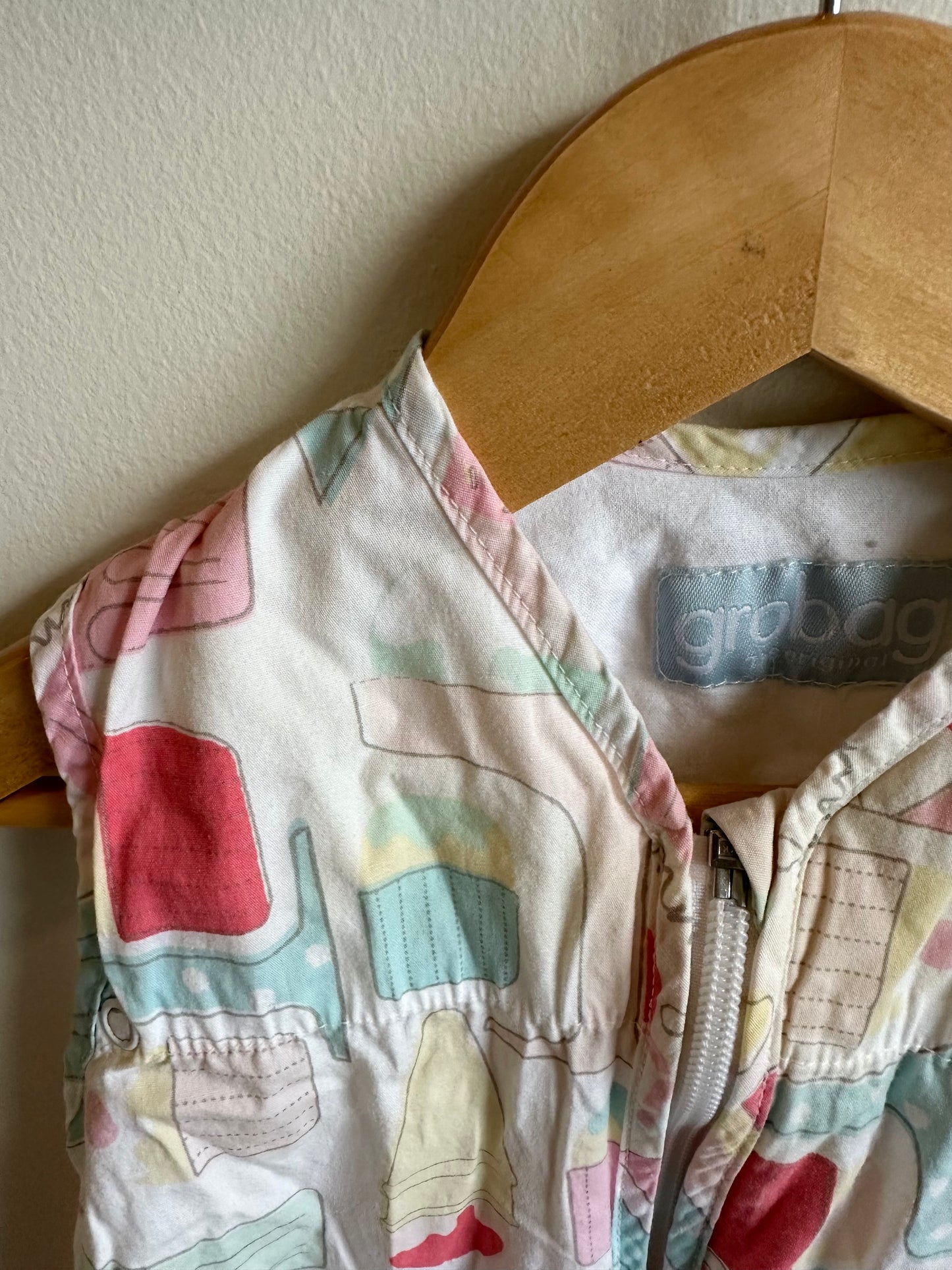 Ice Cream Travel Grobag Sleep Sack with Case / 0-6m