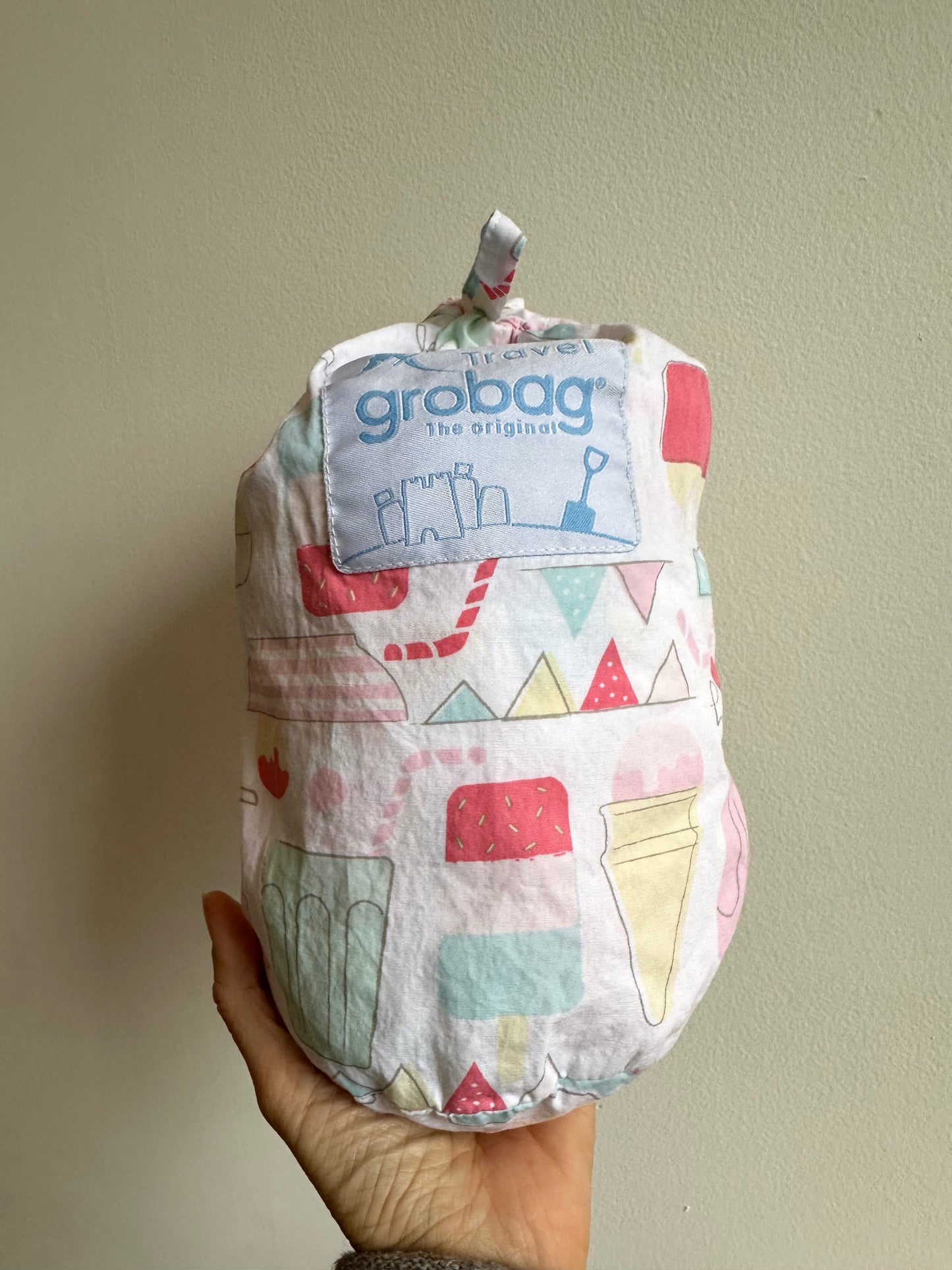 Ice Cream Travel Grobag Sleep Sack with Case / 0-6m