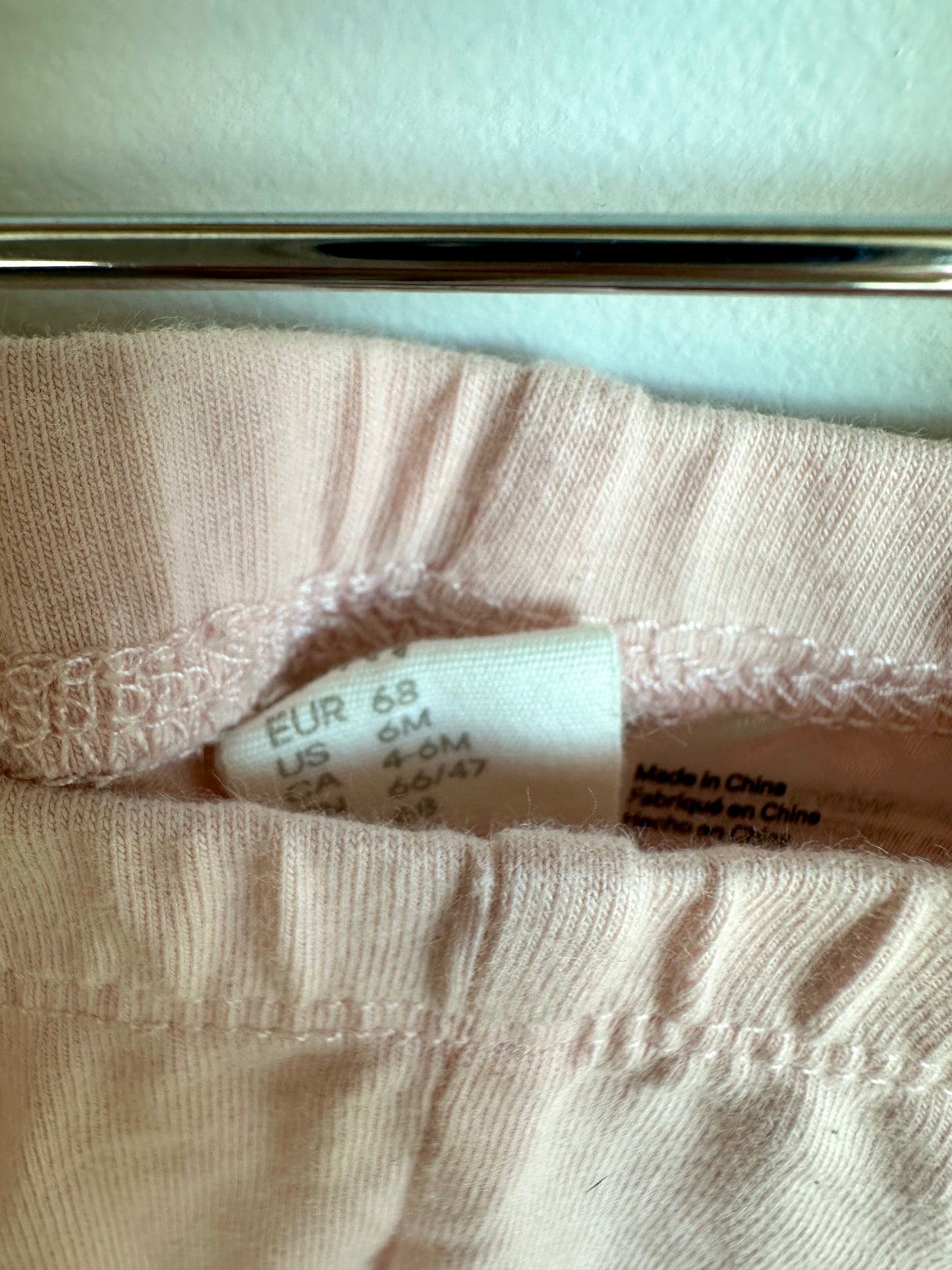 H&M Pink Leggings / 4-6m