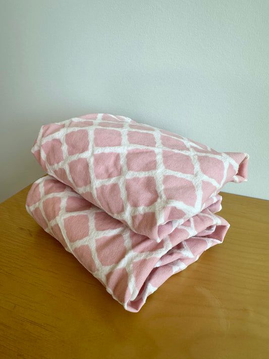 Set of Two Pink Kushies Change Table Covers