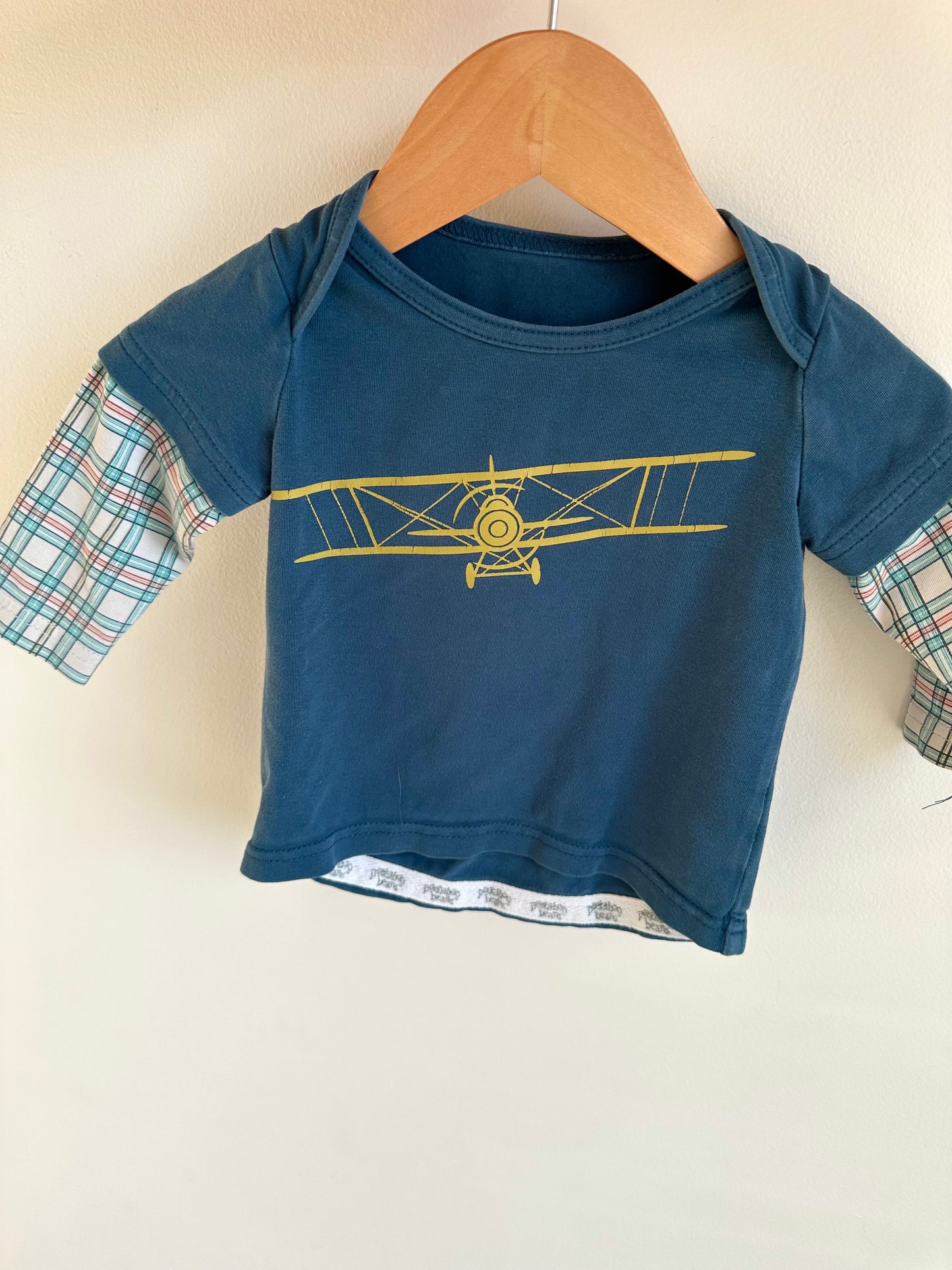 Peekaboo Beans Plane Long Sleeve / 6m