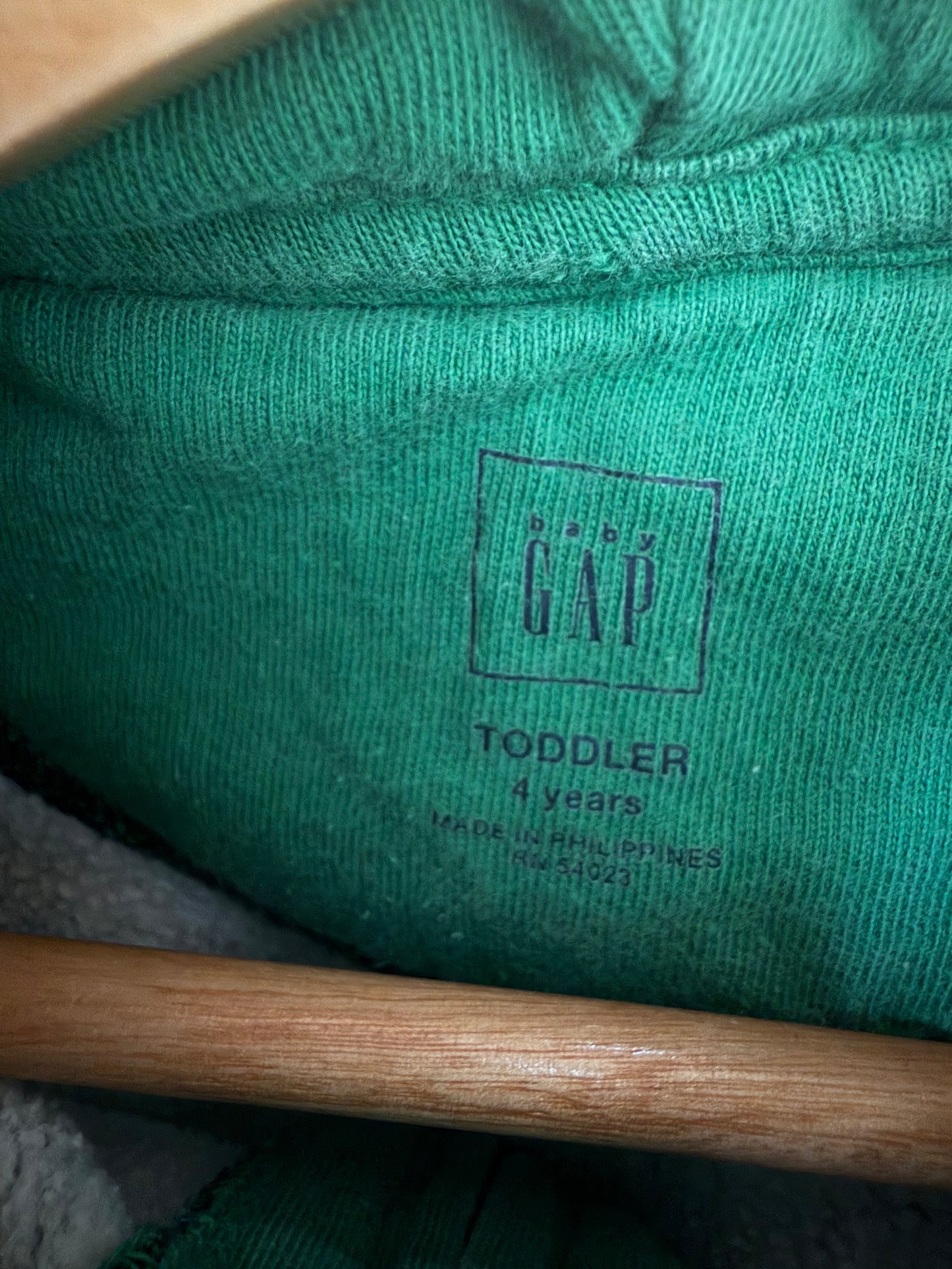 Gap Green and Blue Striped Hoodie (PLAY) / 4T (No Shipping)