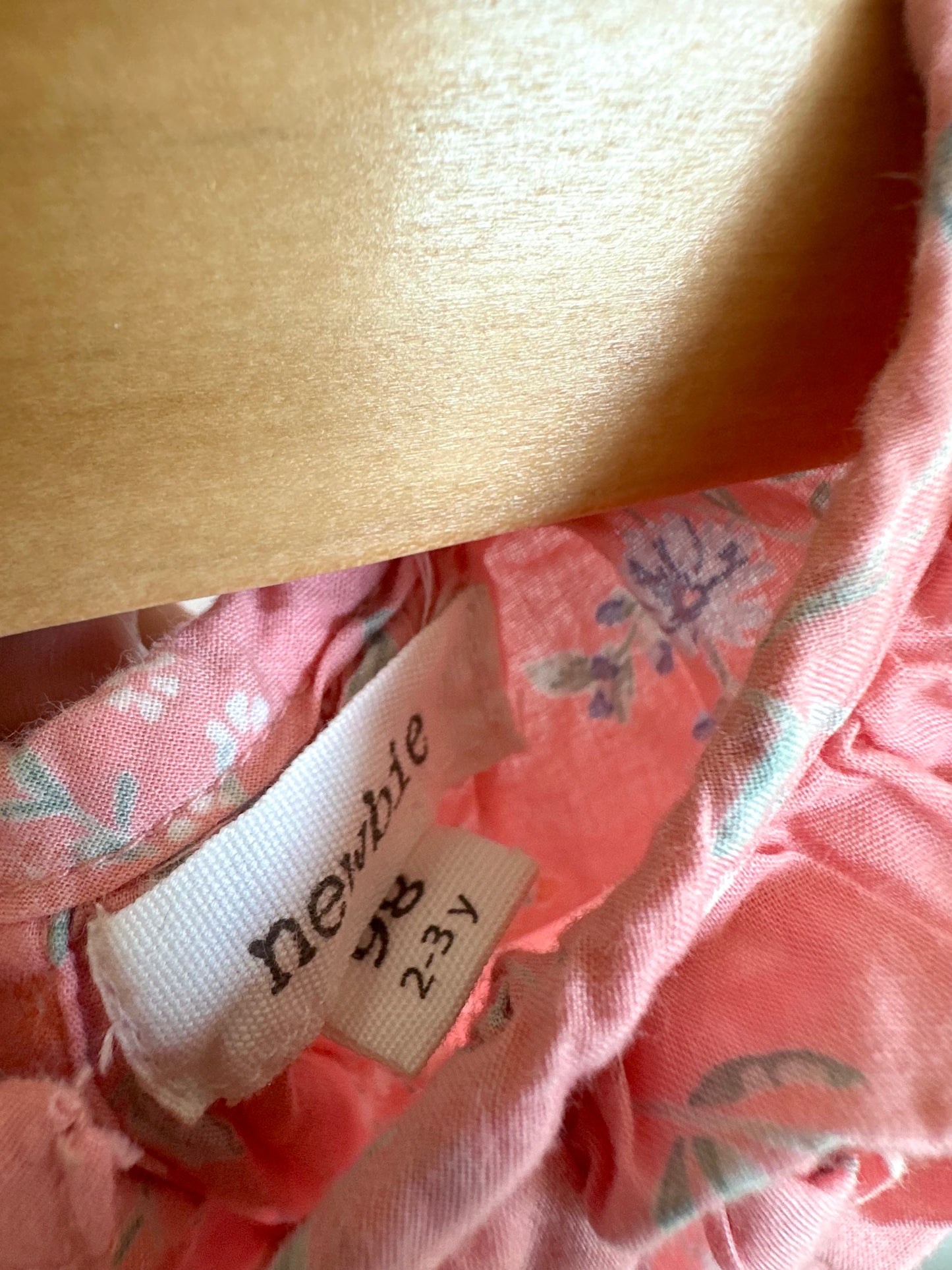 Pink Floral Romper / 2-3T