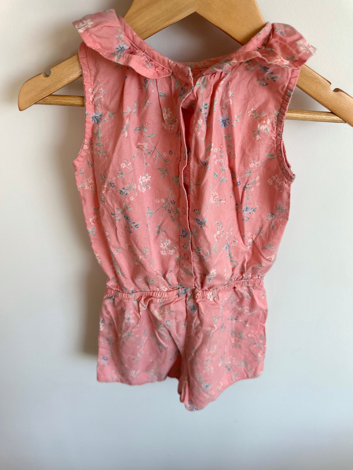 Pink Floral Romper / 2-3T