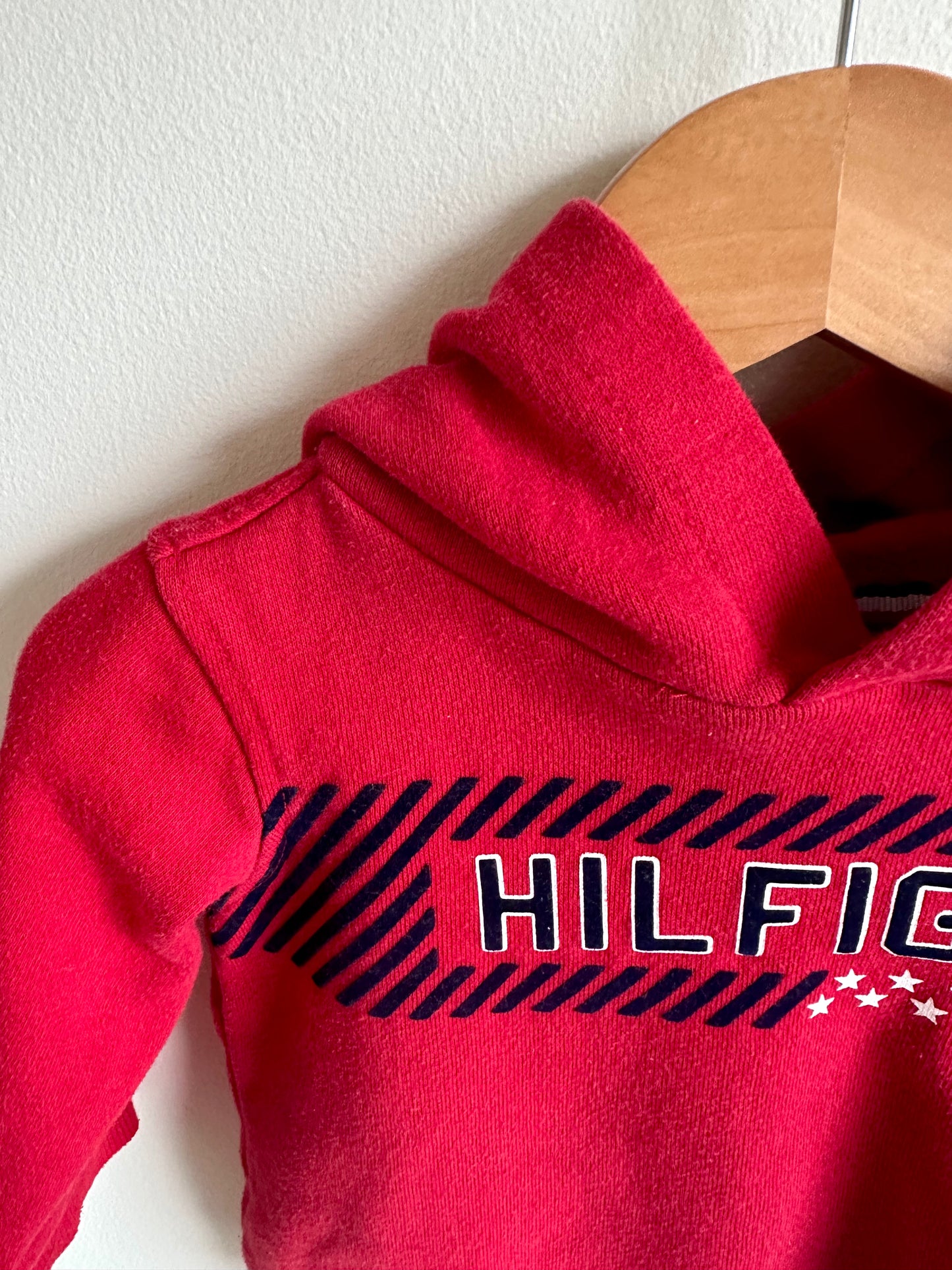 Red Hilfigure Hoodie / 18m