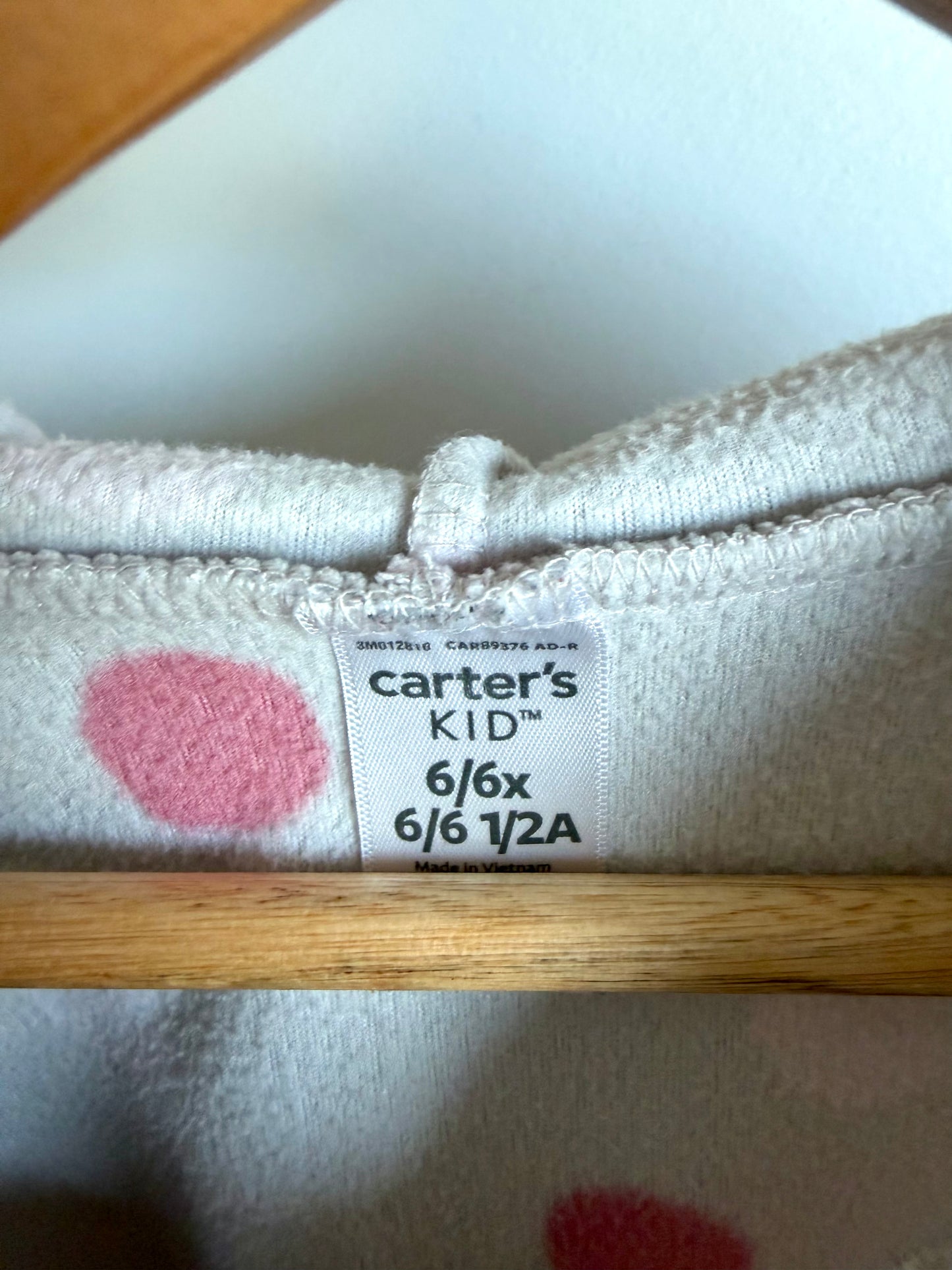 Dot Grey Fleece Sweater / 6 years