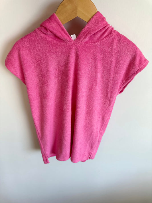Pink Hooded Swim Poncho / 3T