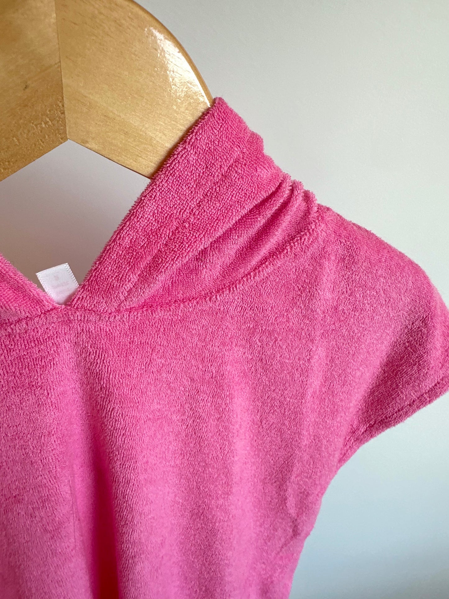 Pink Hooded Swim Poncho / 3T