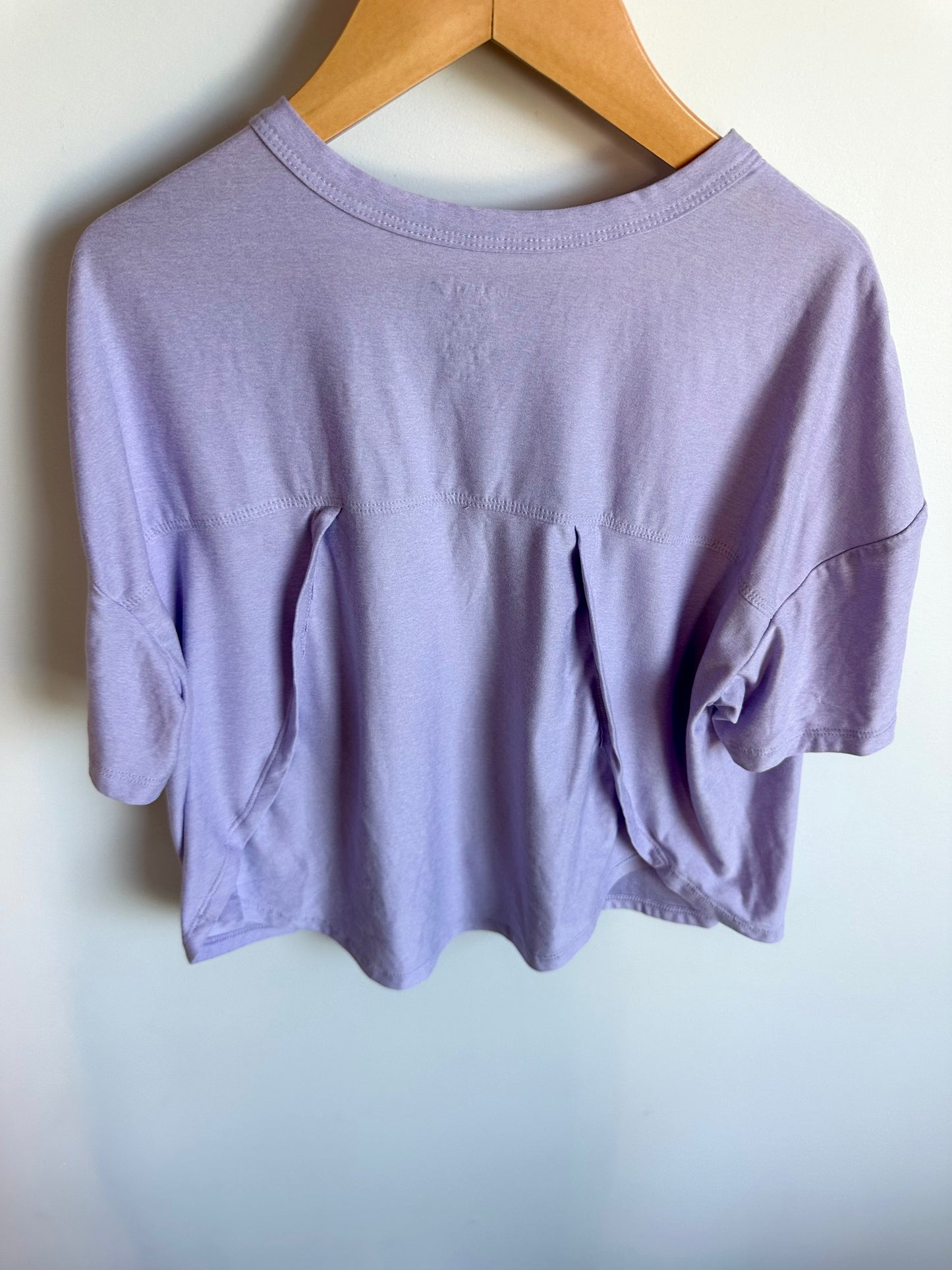 Purple Active Cropped T-shirt / 10-12 years