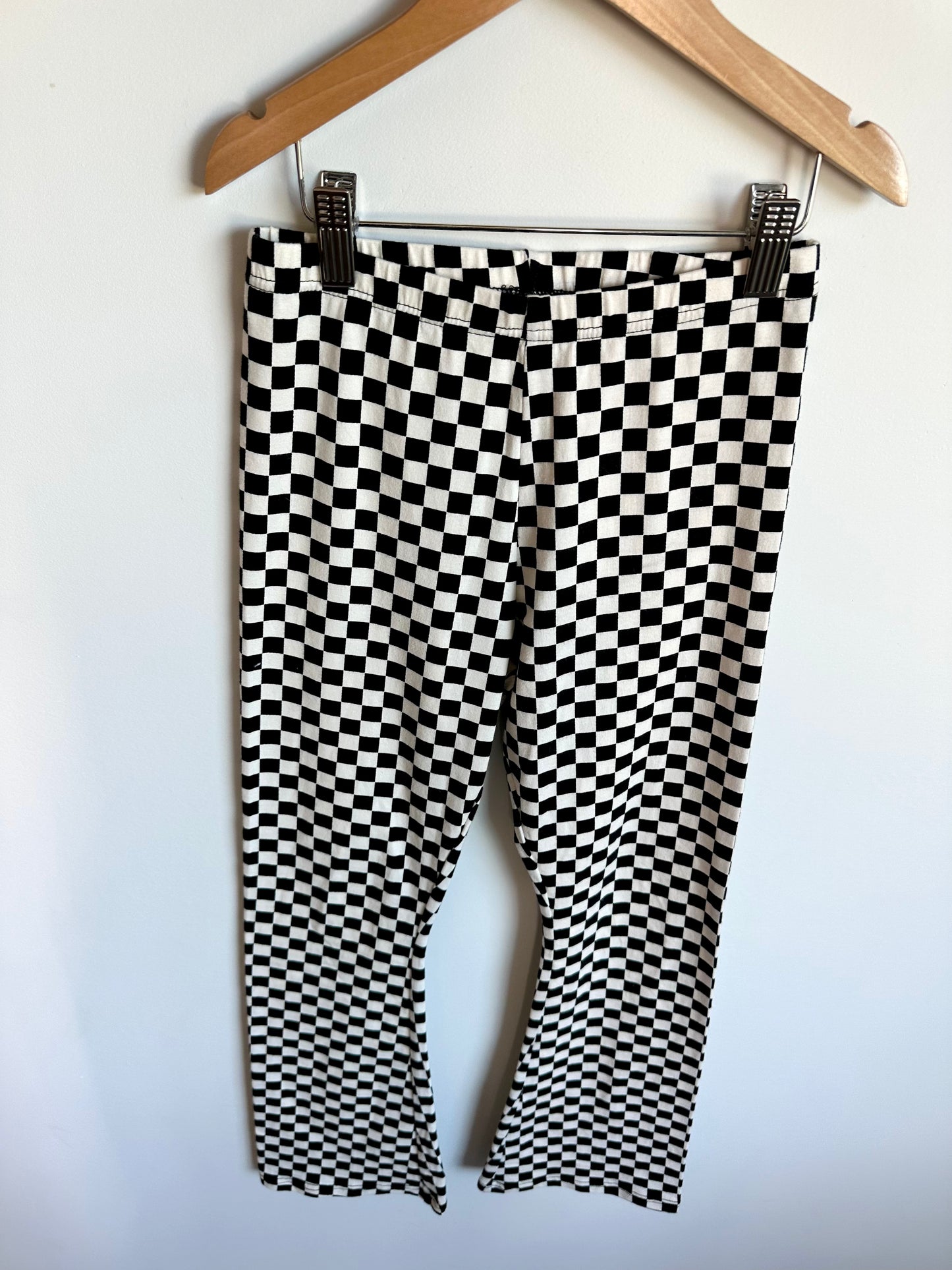 Checkered Flare Leggings / 10-12 years