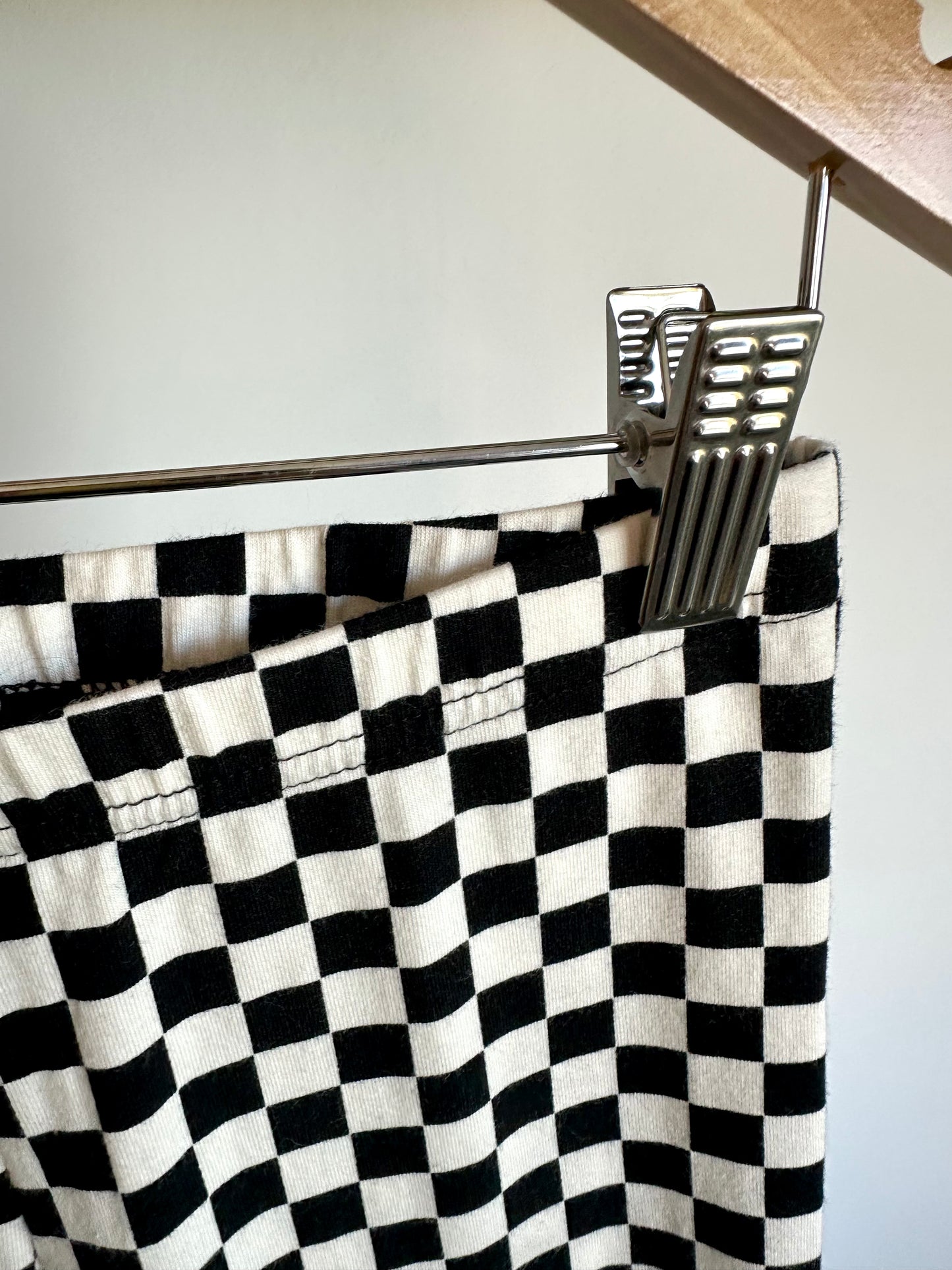 Checkered Flare Leggings / 10-12 years