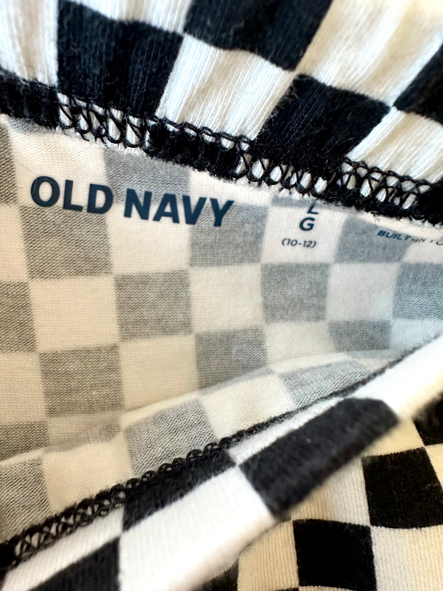 Checkered Flare Leggings / 10-12 years
