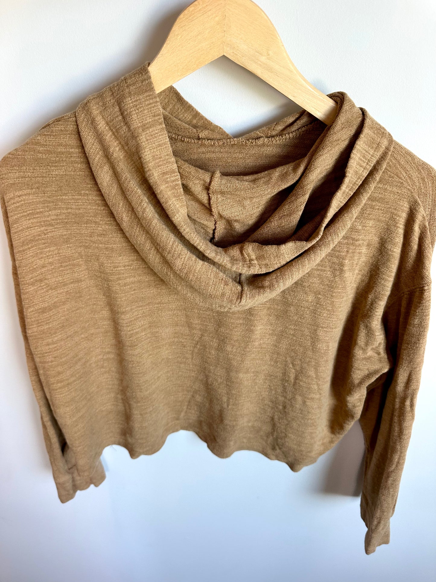 Fawn Crop Long Sleeve Hoodie / 14-16 years