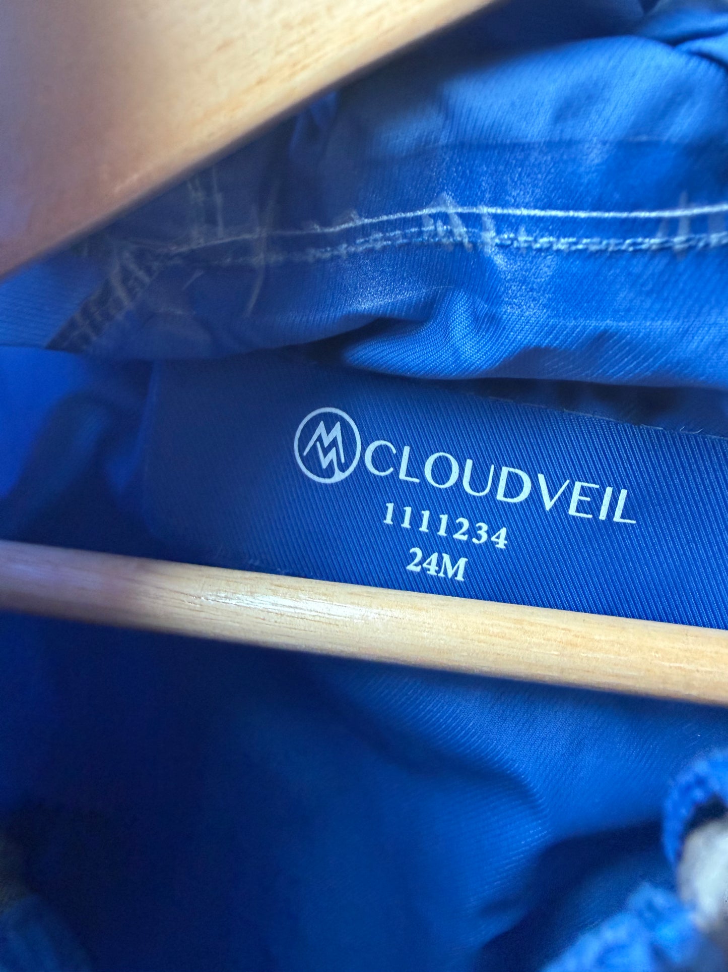 Cloudveil Blue Splash Suit / 24m