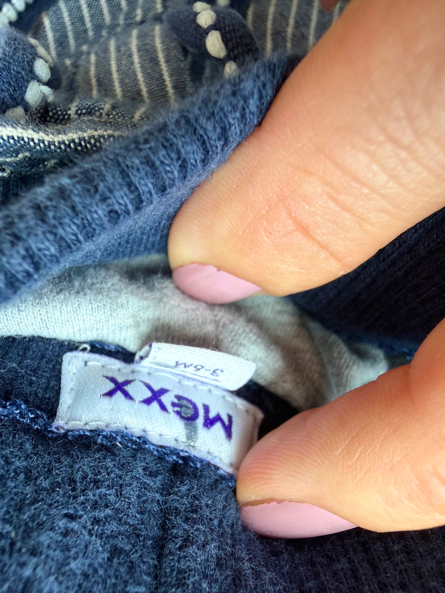 Mexx Striped Drawstring Pants / 3-6m