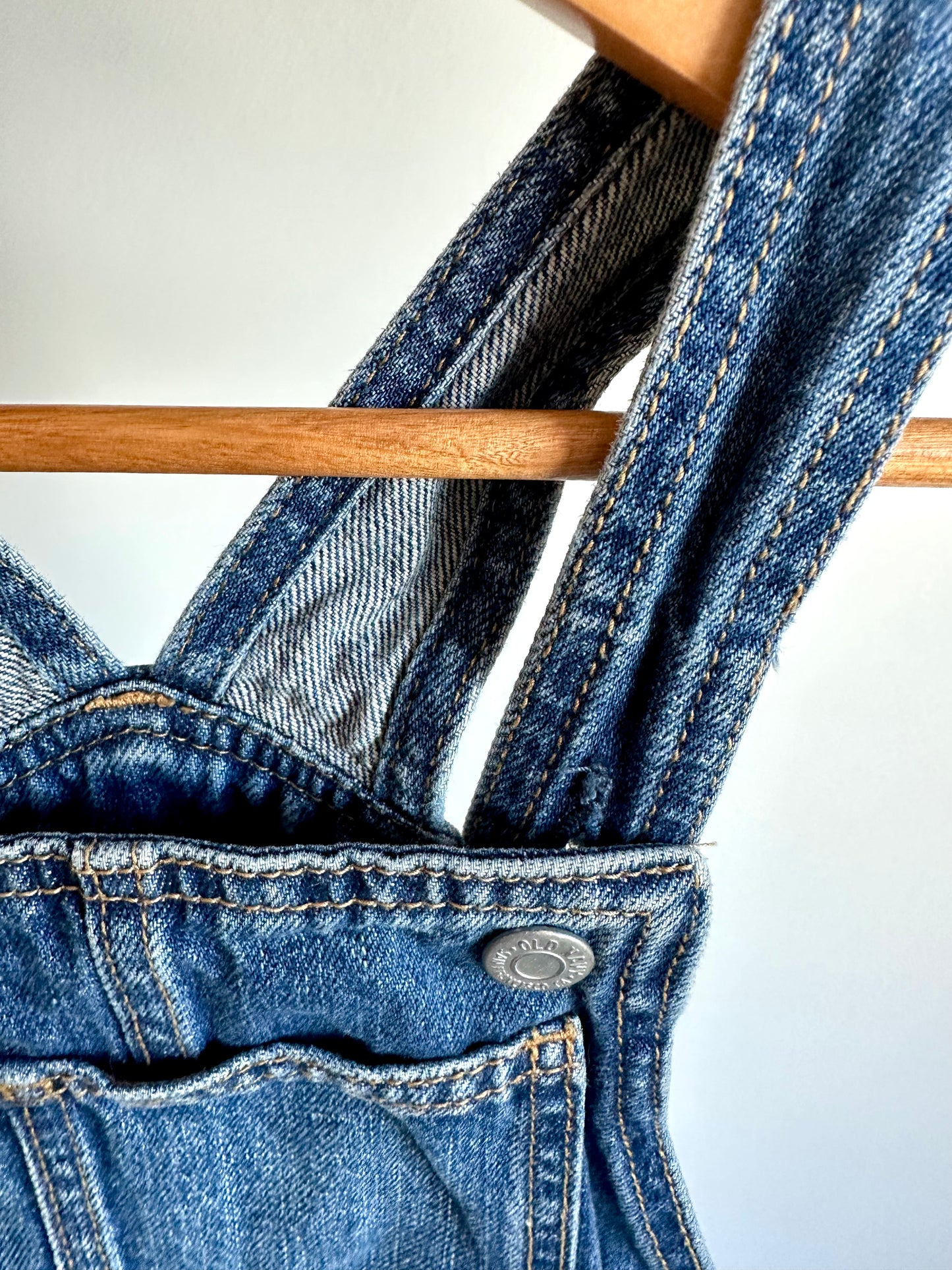 Denim Short Overalls / 8 years
