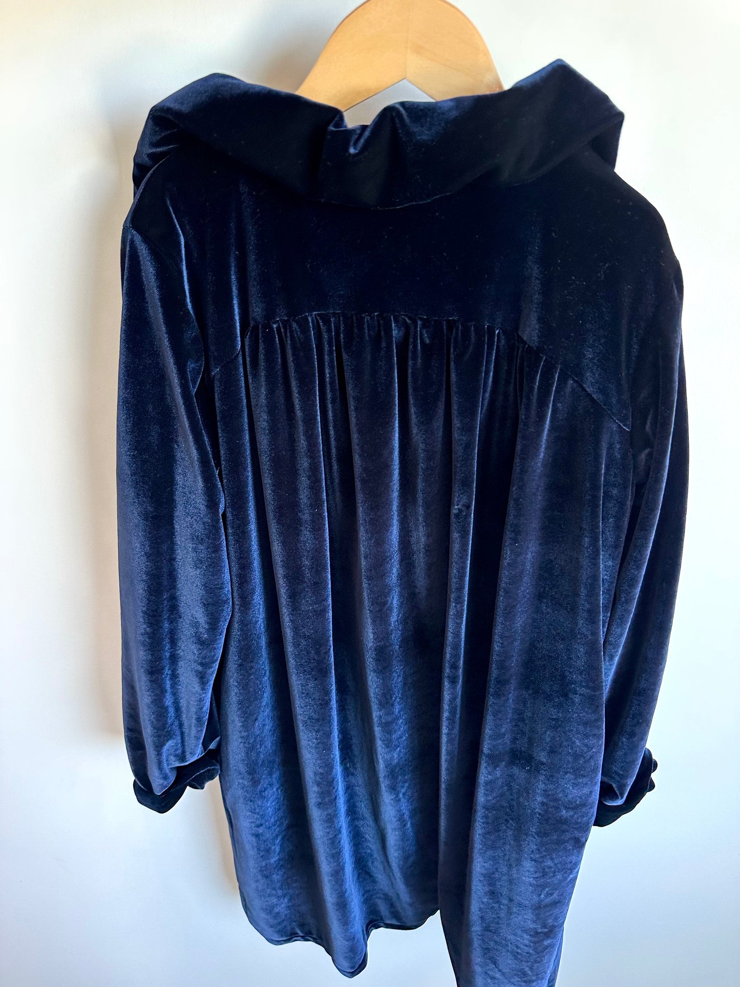 Redfish Kids Royal Blue Velour Cloak / 10 years