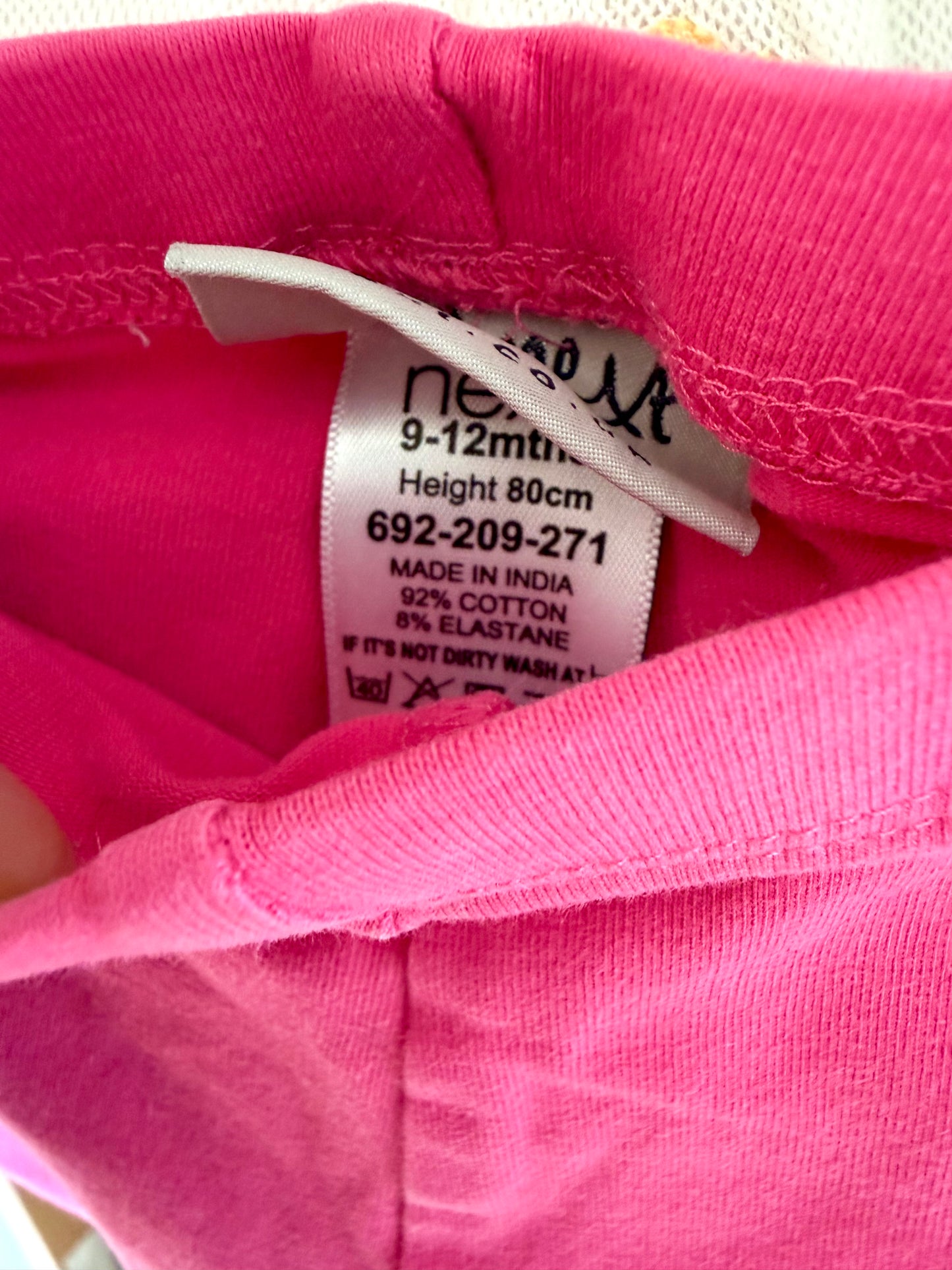 Pink Leggings / 9-12m
