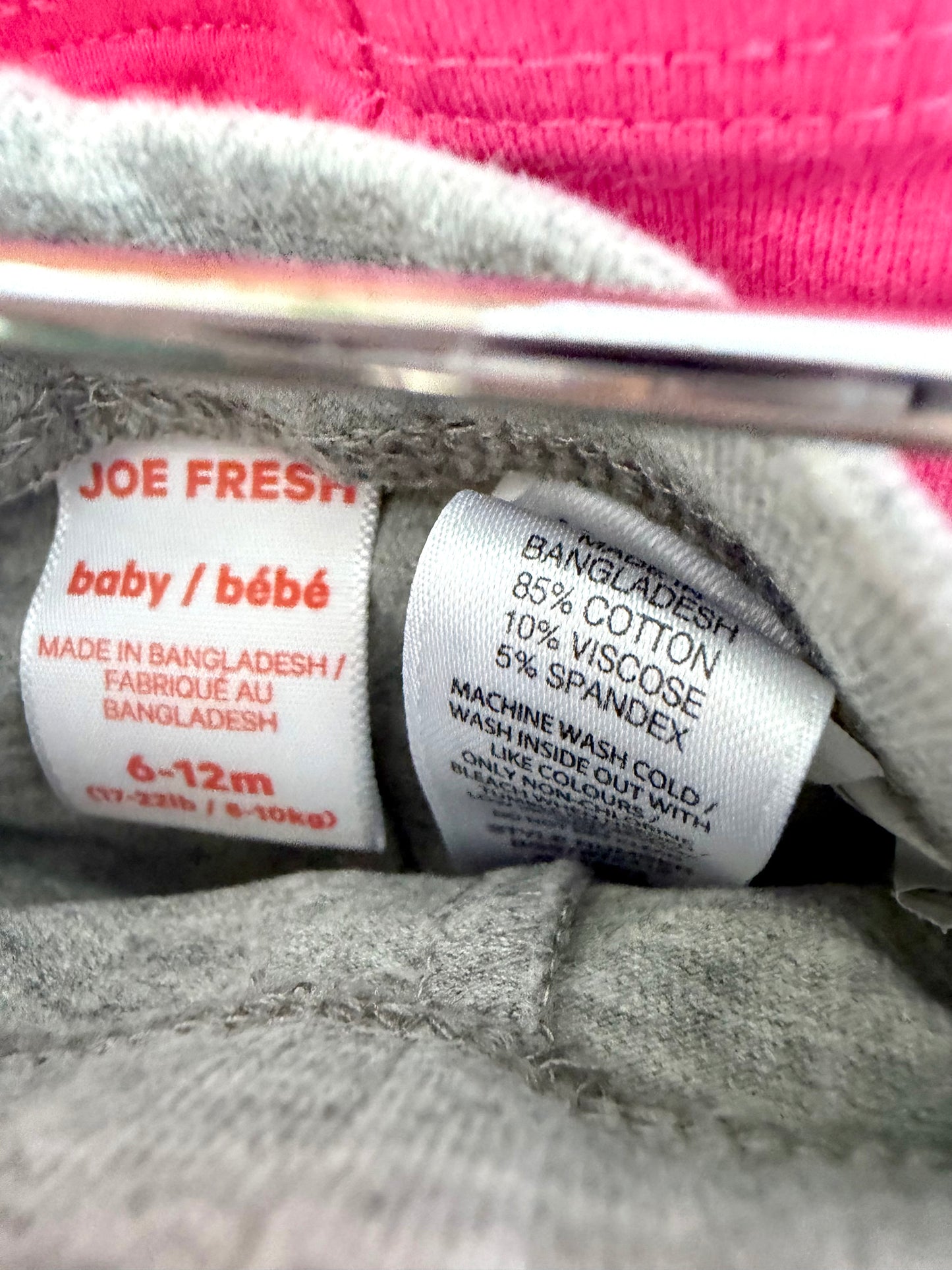 Grey Biker Shorts / 6-12m