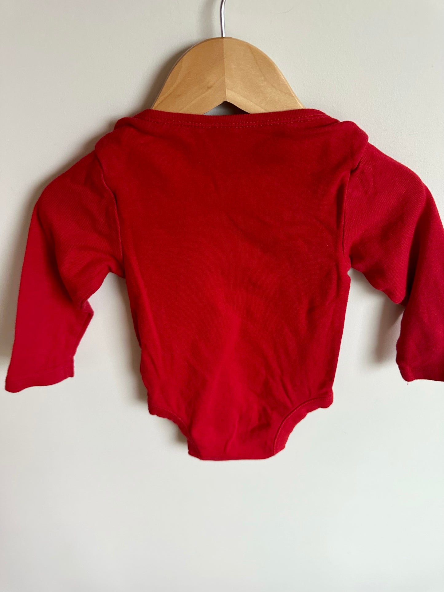 My First Christmas Owl Bodysuit / 12-18m