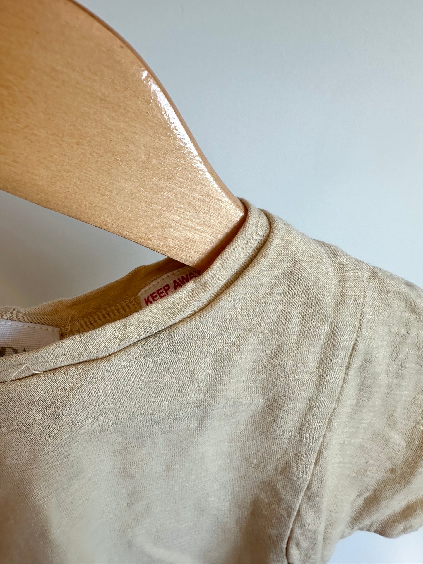 Zara Yellow Boxy T-shirt / 9-12m