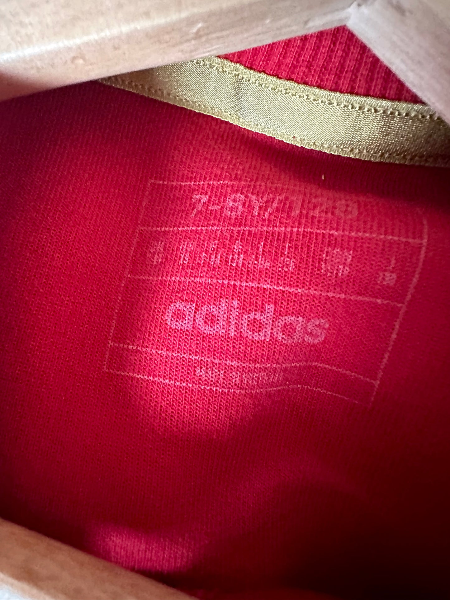 Red Adidas Disney 100 Crewneck / 7-8 years