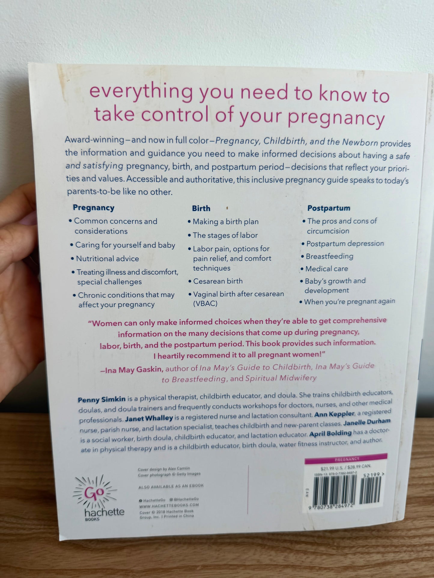 Pregnancy Childbirth and The Newborn Book (No Shipping)