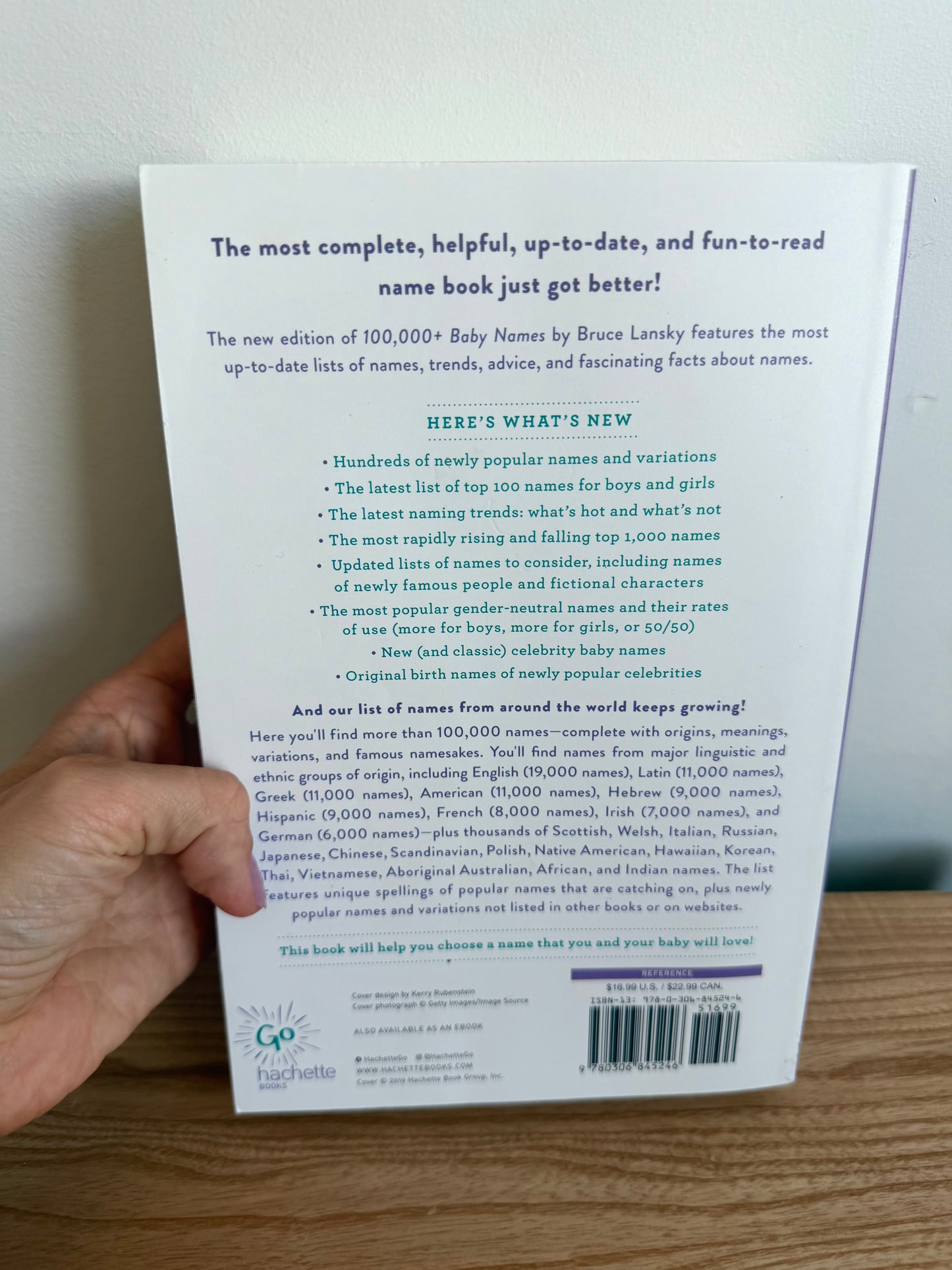 100,000 Baby Names Book (No Shipping)