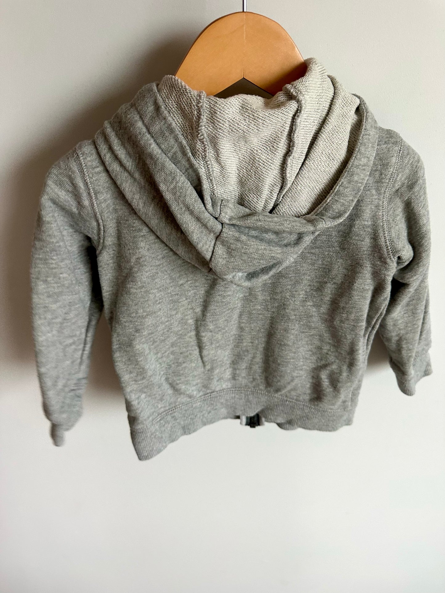 Grey Zipper Hoodie Sweater / 2T