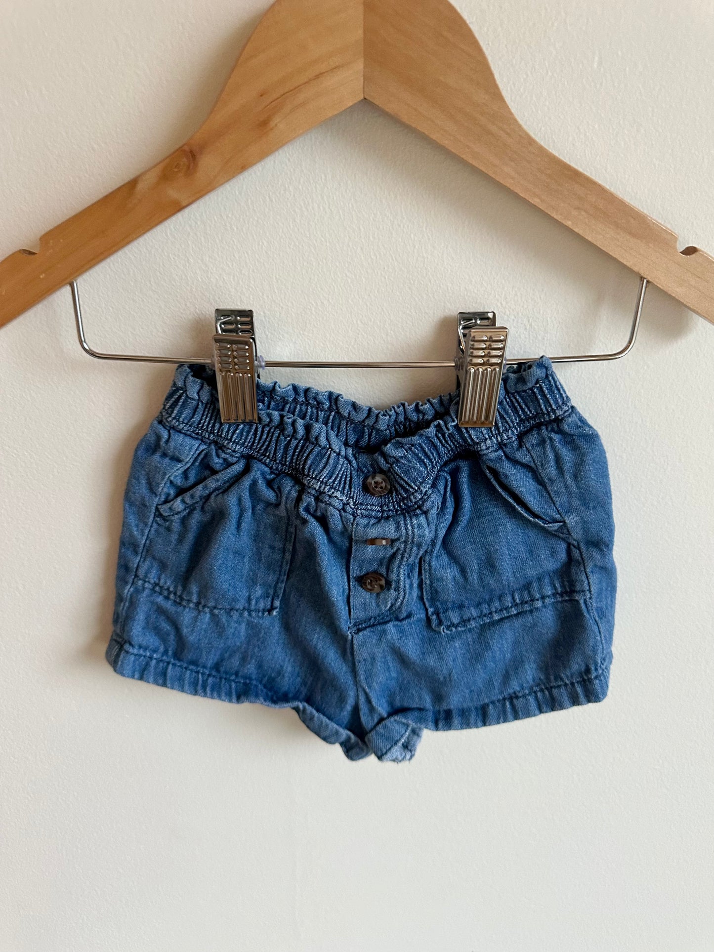 Denim Shorts / 6-12m