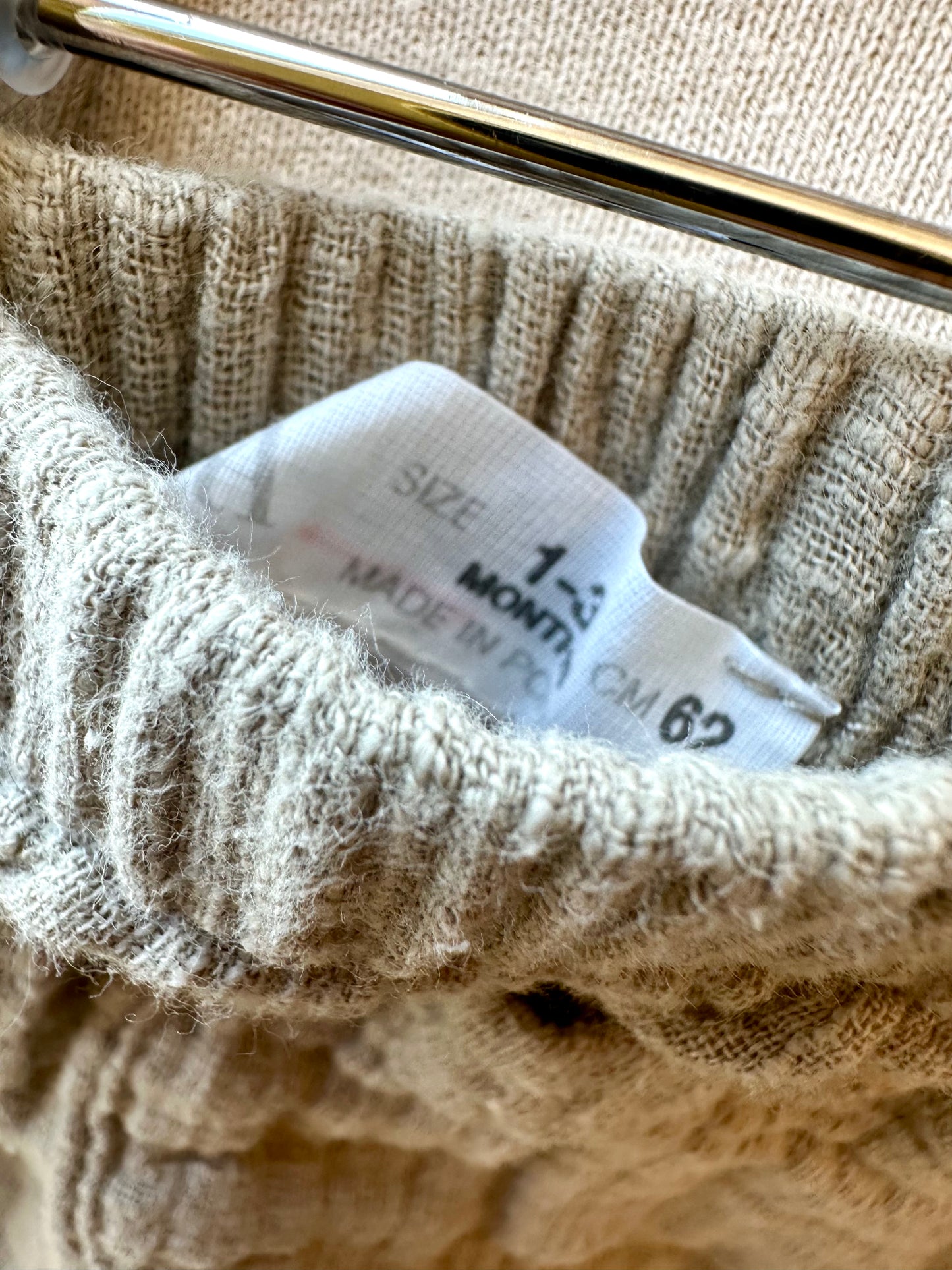 Zara Muslin Pocket Bubble Shorts / 1-3m
