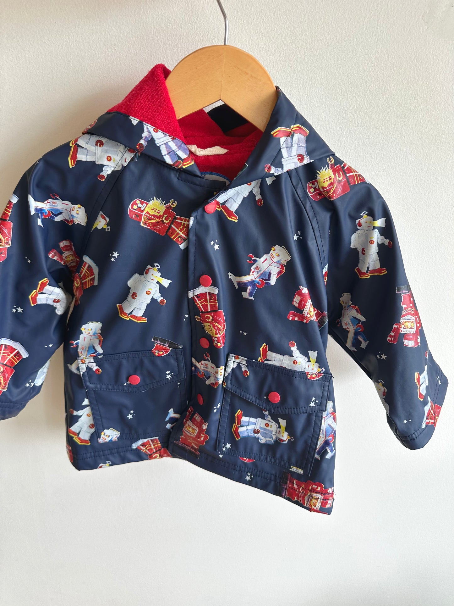 Terry Lined Robot Jacket / 12-24m