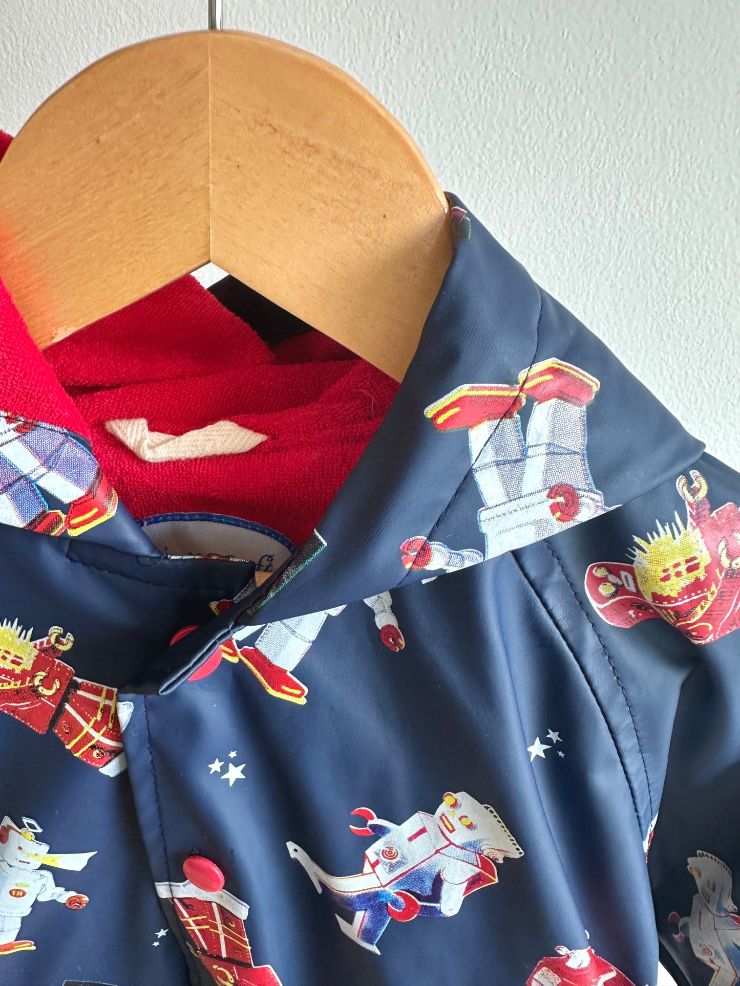 Terry Lined Robot Jacket / 12-24m