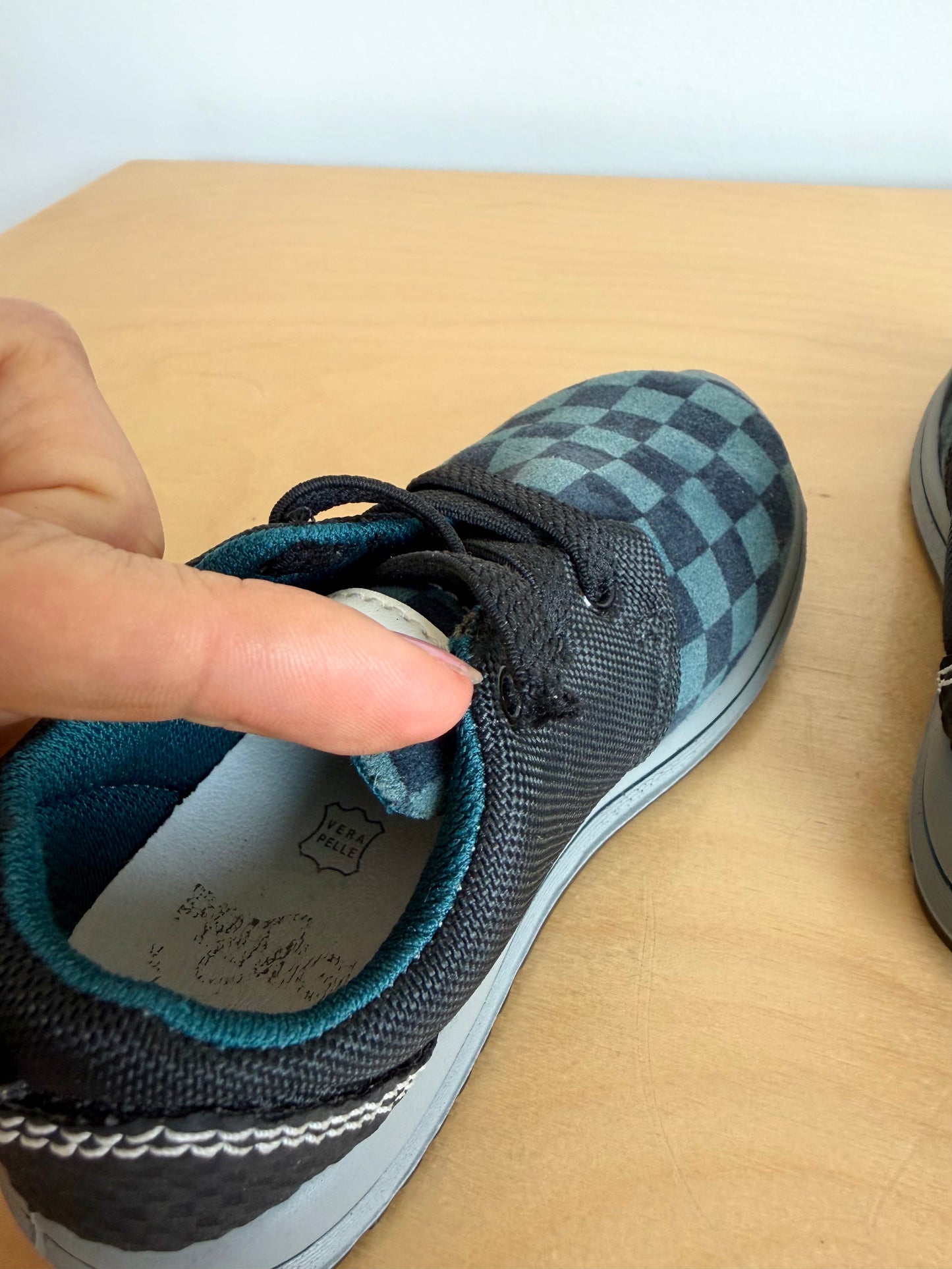 Primigi Checkered Sneakers / Size 8 Toddler