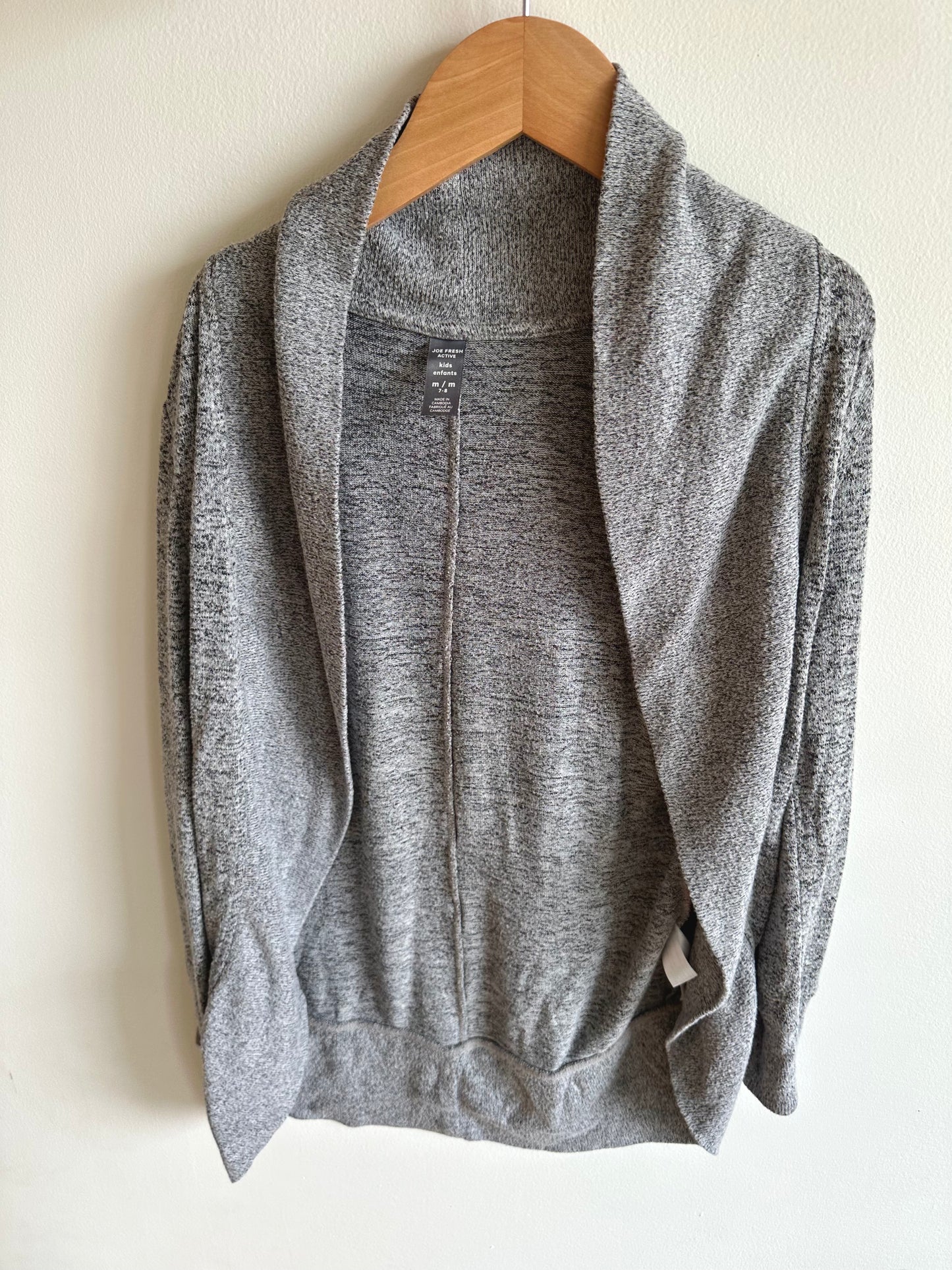 Soft Grey Cardigan / 7-8 years