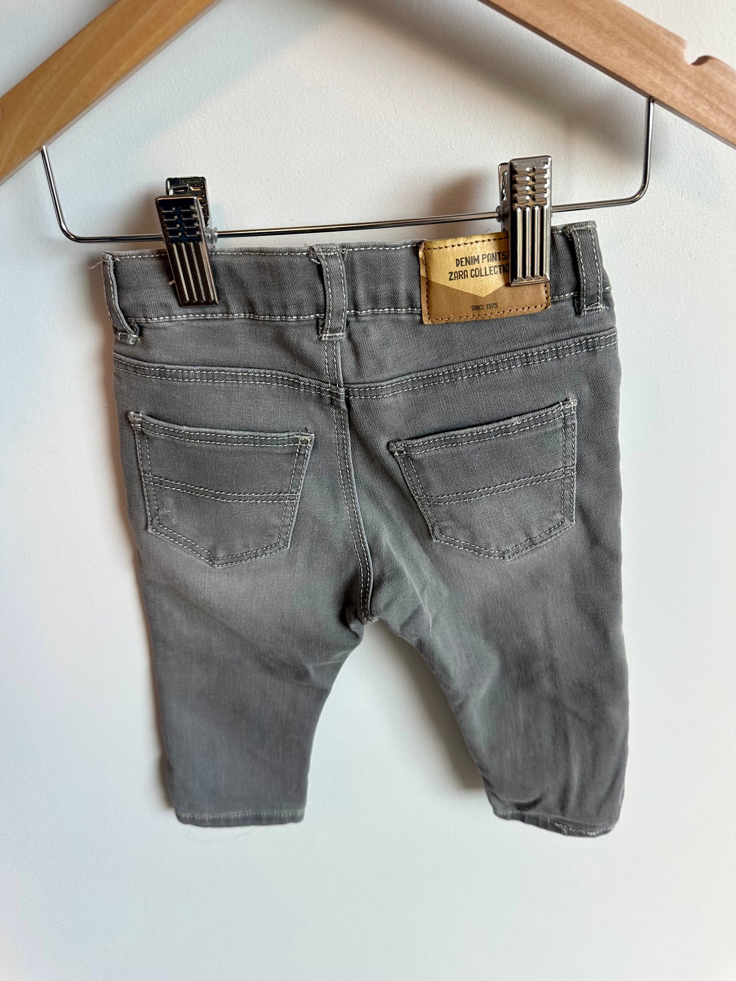 Zara Grey Wash Jeans / 6-9m