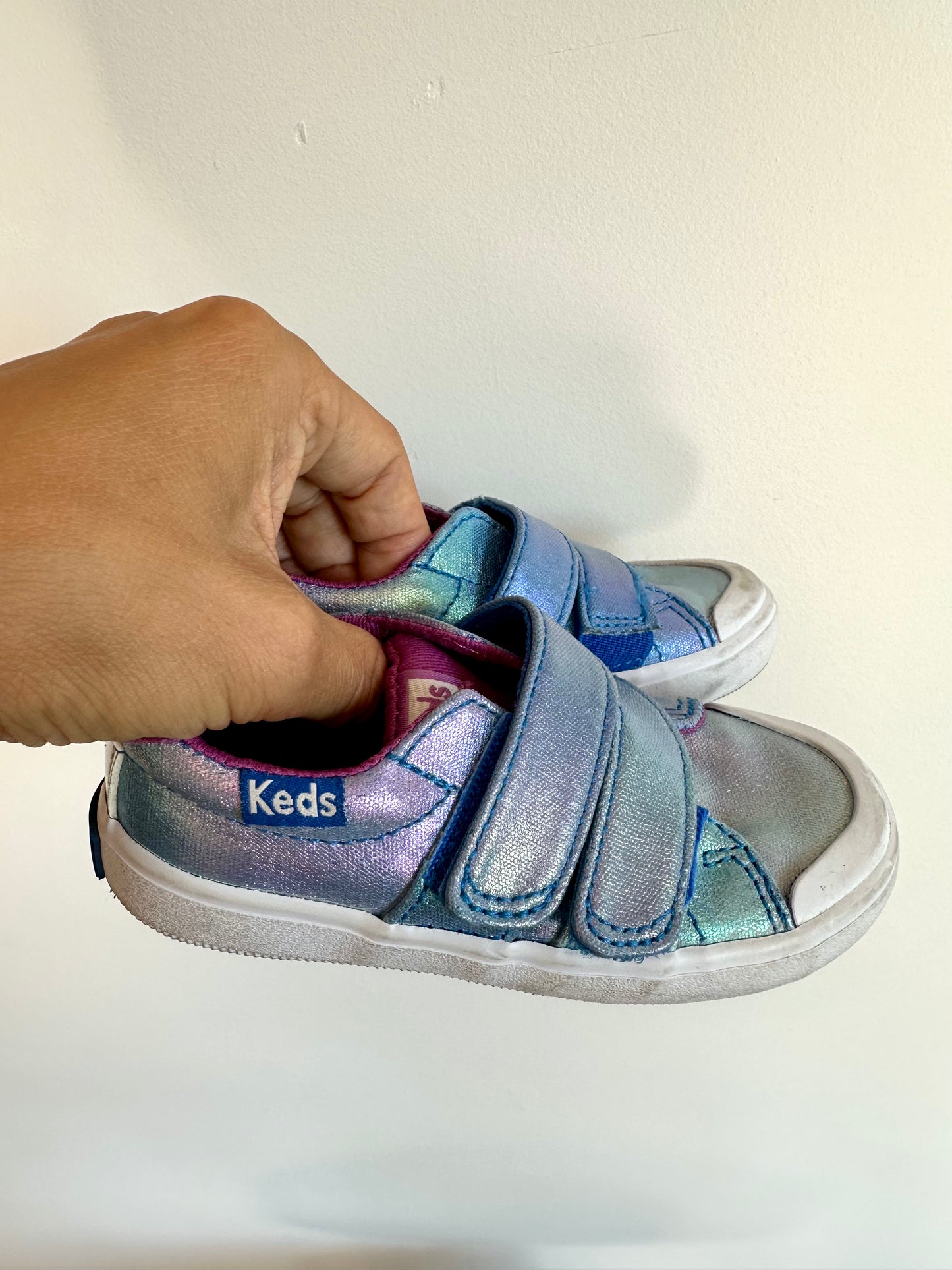 Keds Shiny Ombre Velcro Shoes / Size 7 Toddler