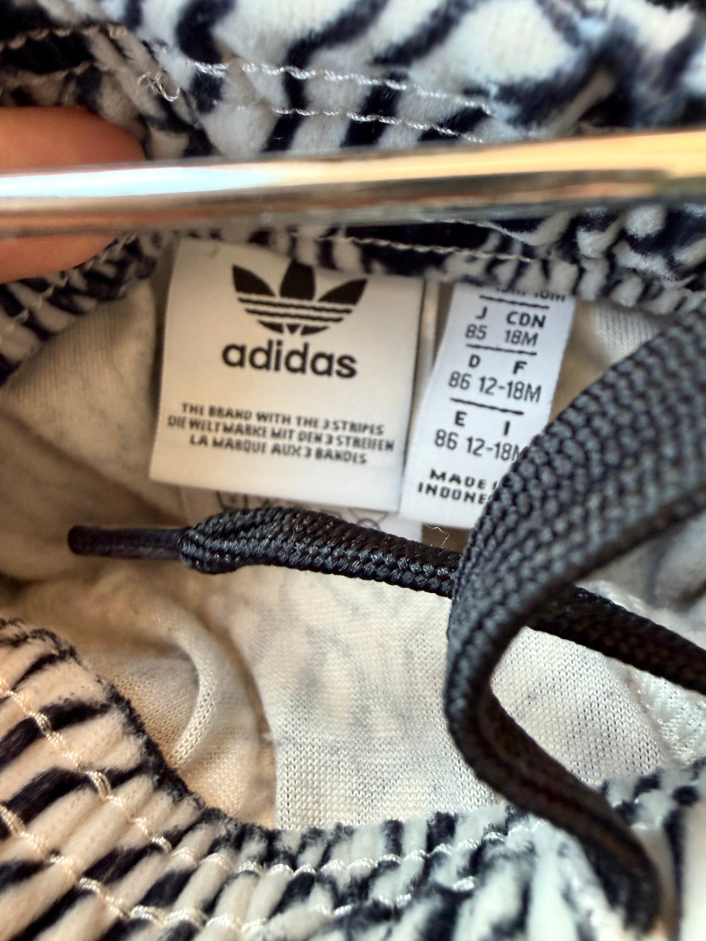 Adidas Zebra Track Pants / 18m