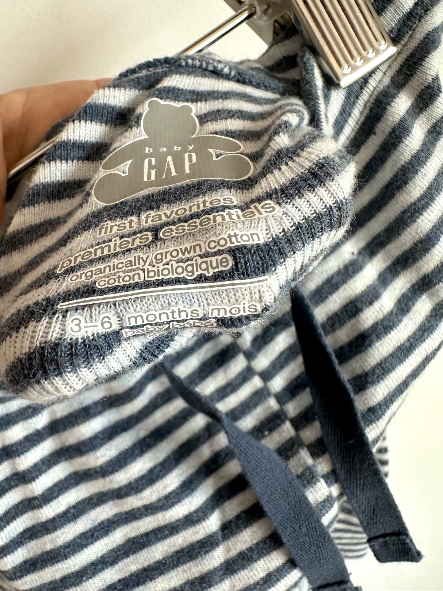 Gap Organic Striped Pants / 3-6m