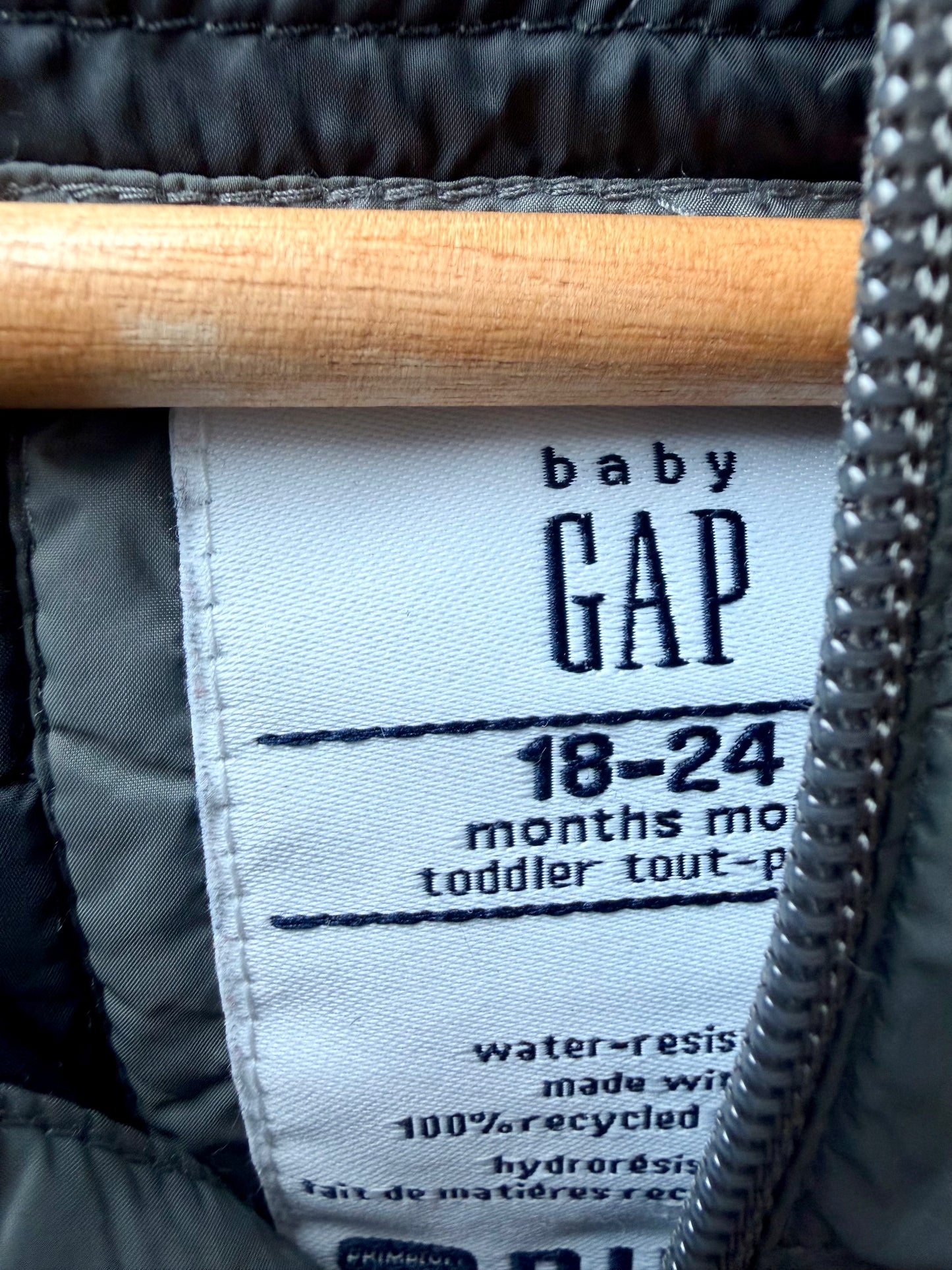 Gap Grey Hood Jacket / 18-24m