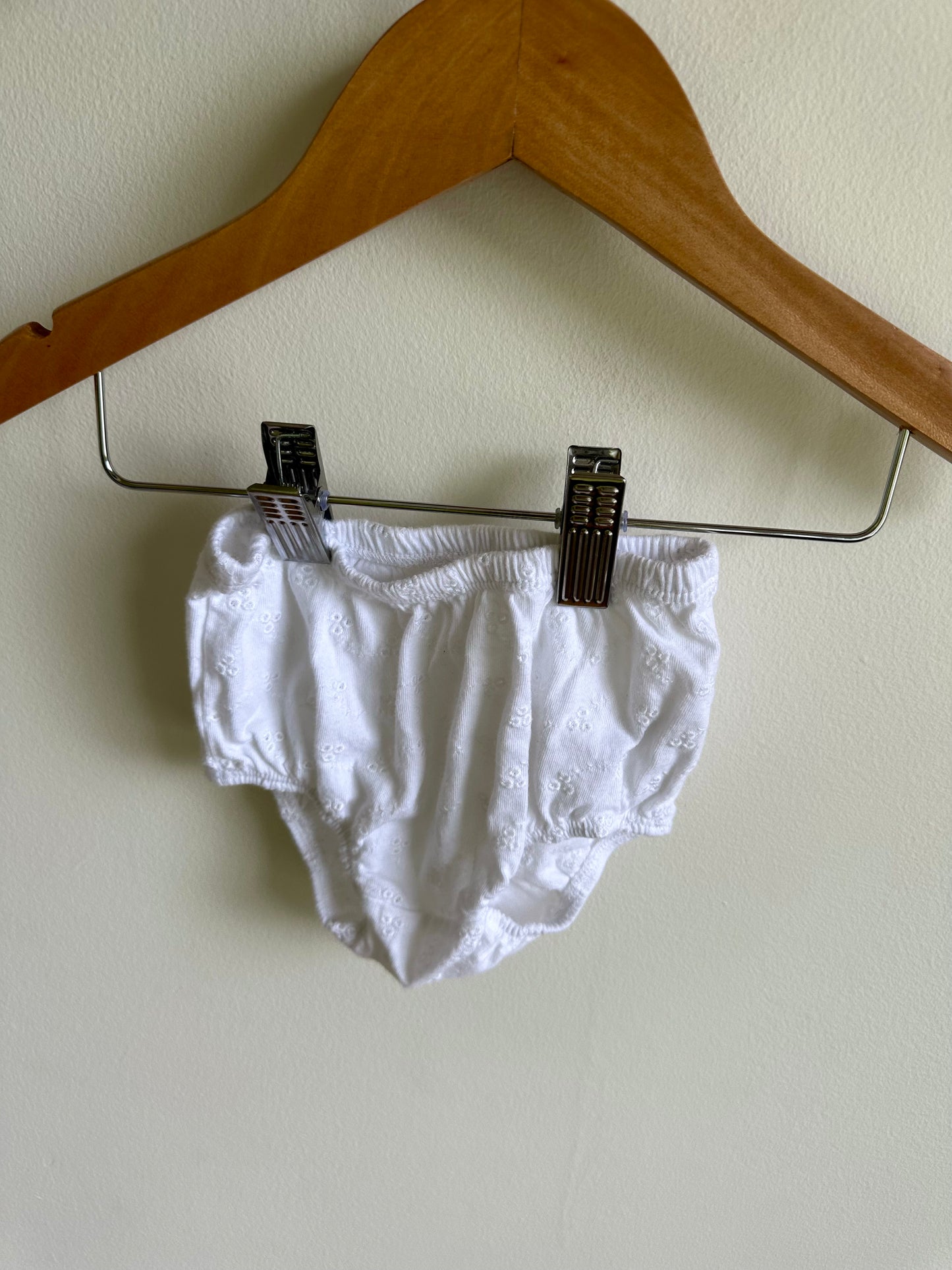 White Embroidered Bloomers / 3m