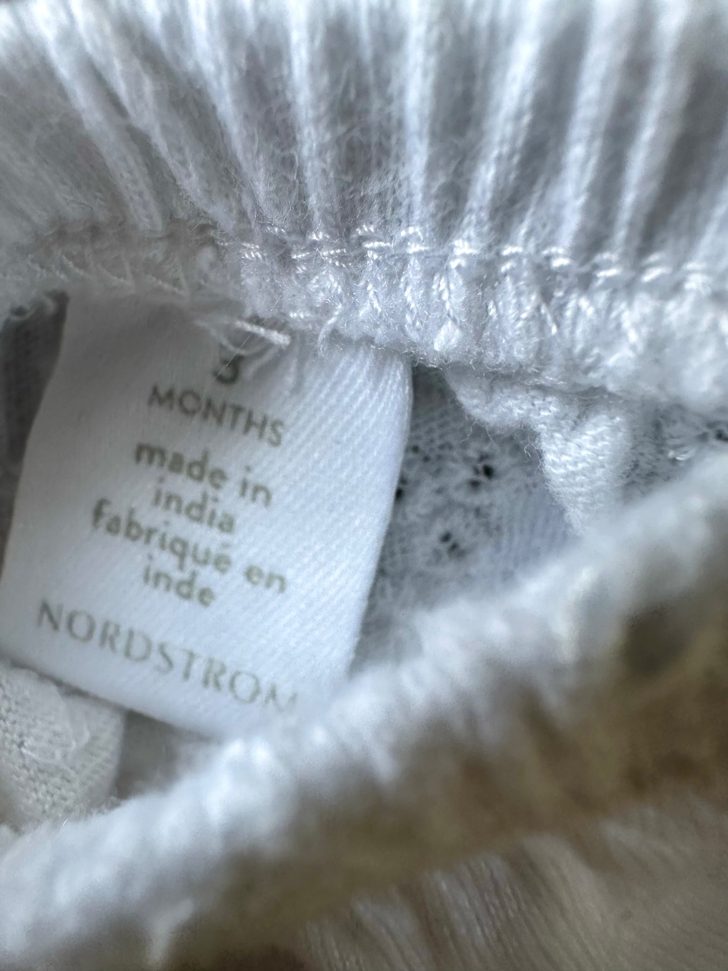 White Embroidered Bloomers / 3m