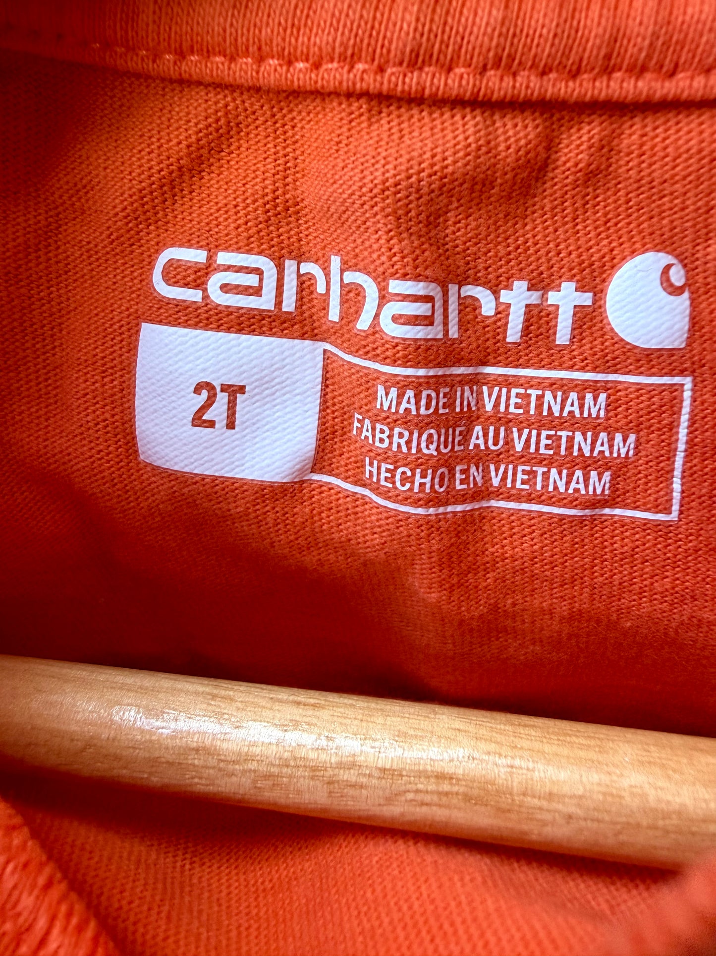 Carhartt ATV Orange T-Shirt / 2T