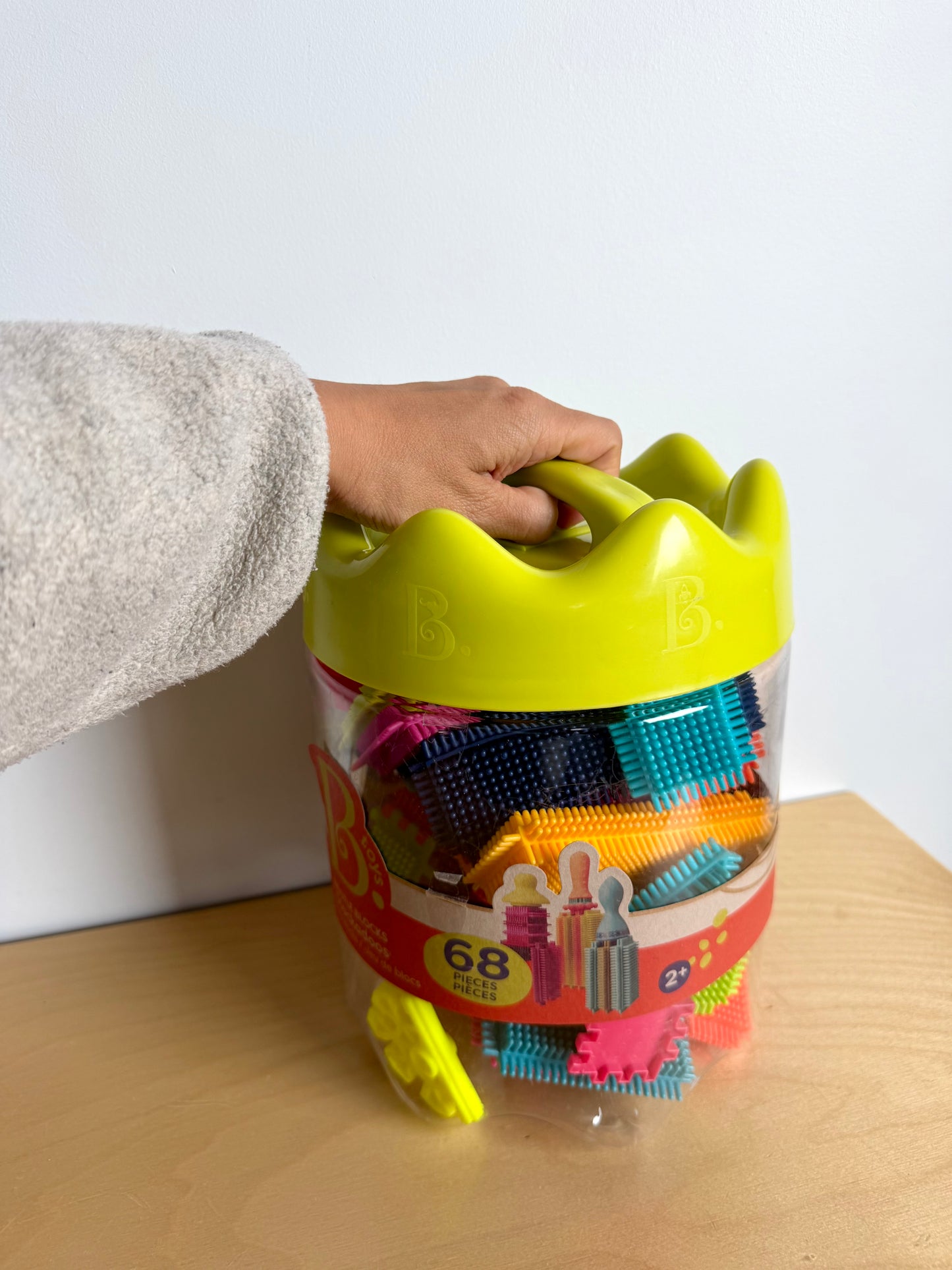 Bristle Blocks in Container Toy (No Shipping)